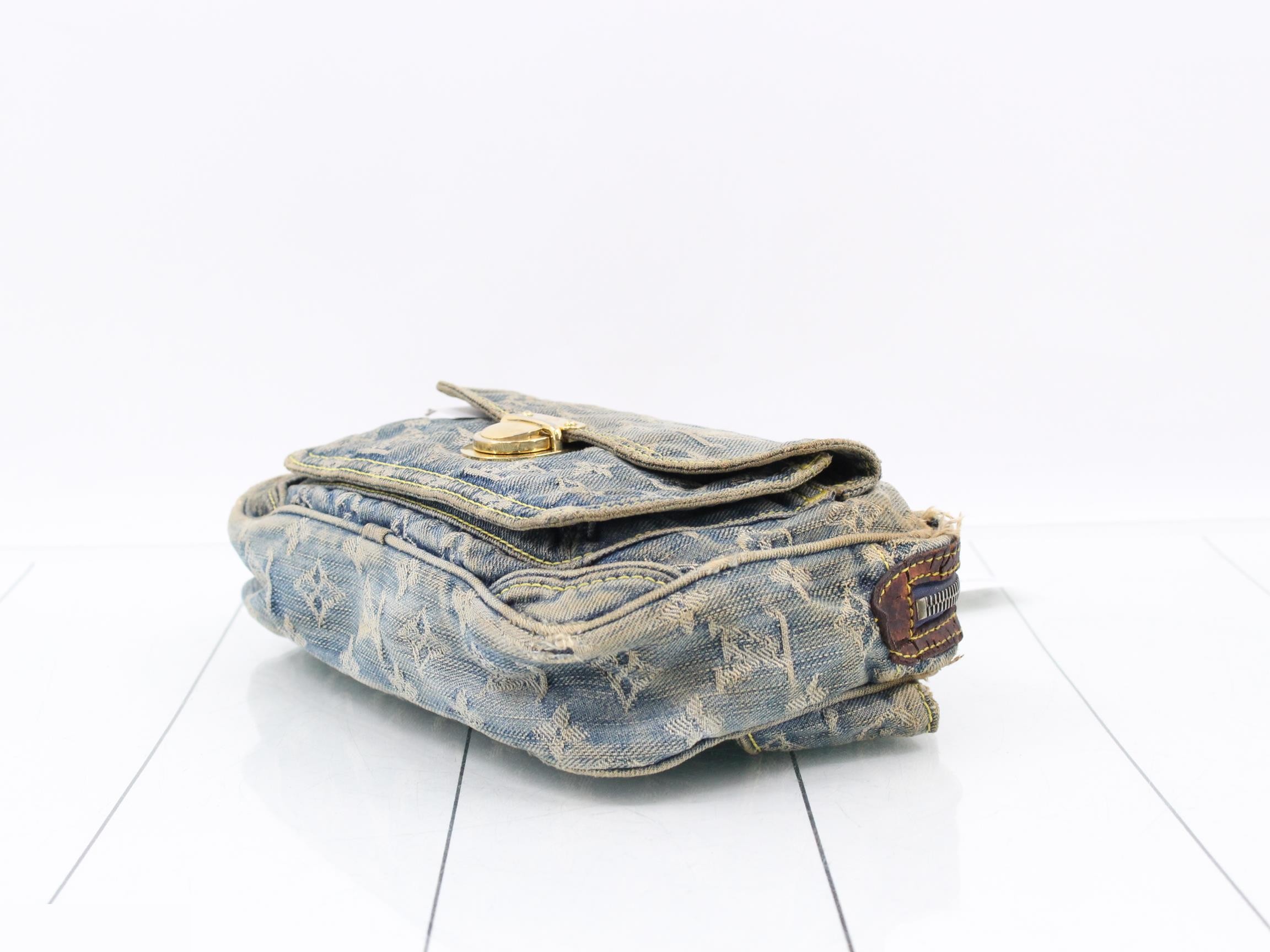 Monogram Denim Bum Bag — view 6