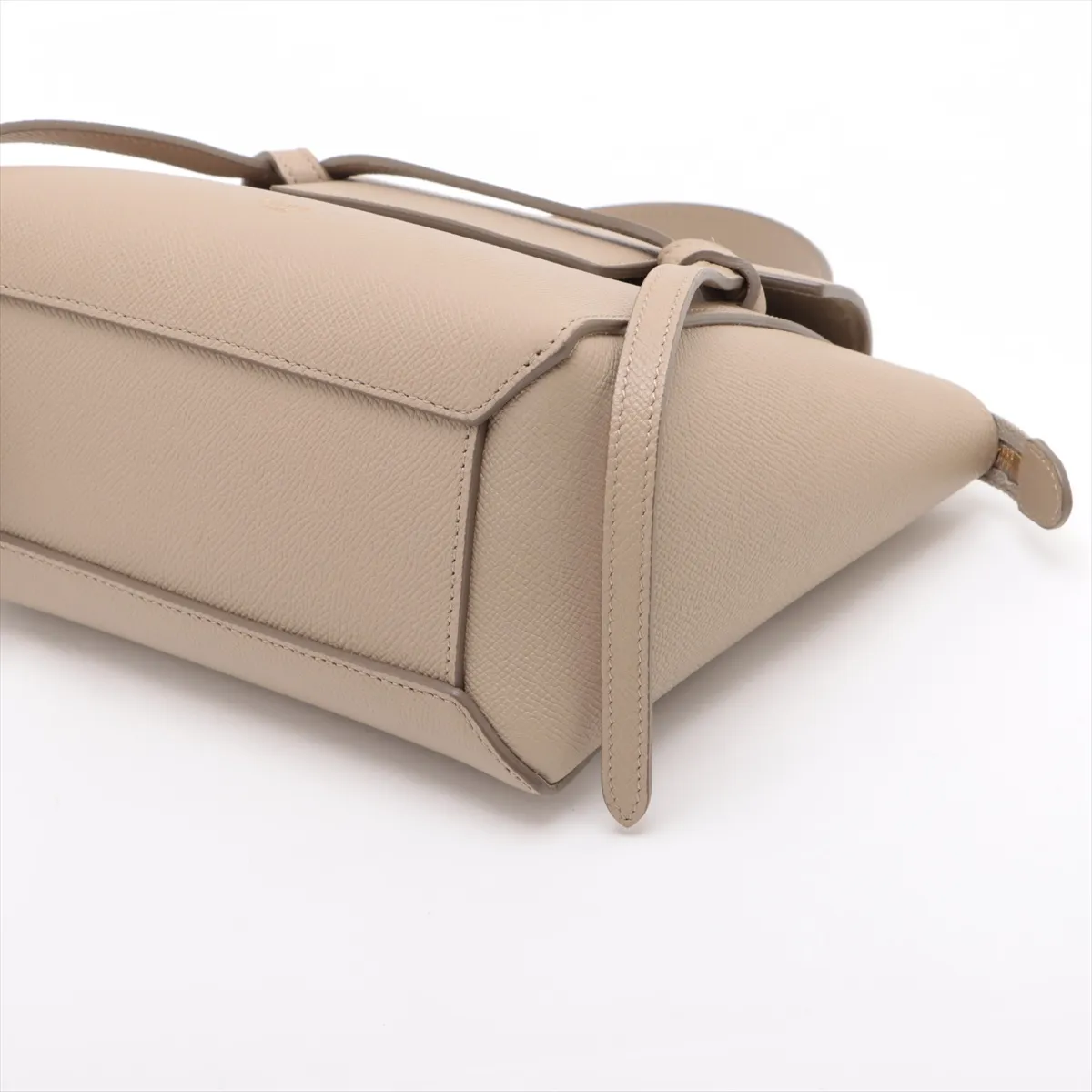 Belt Bag Nano Leather 2WAY Handbag Beige — view 3