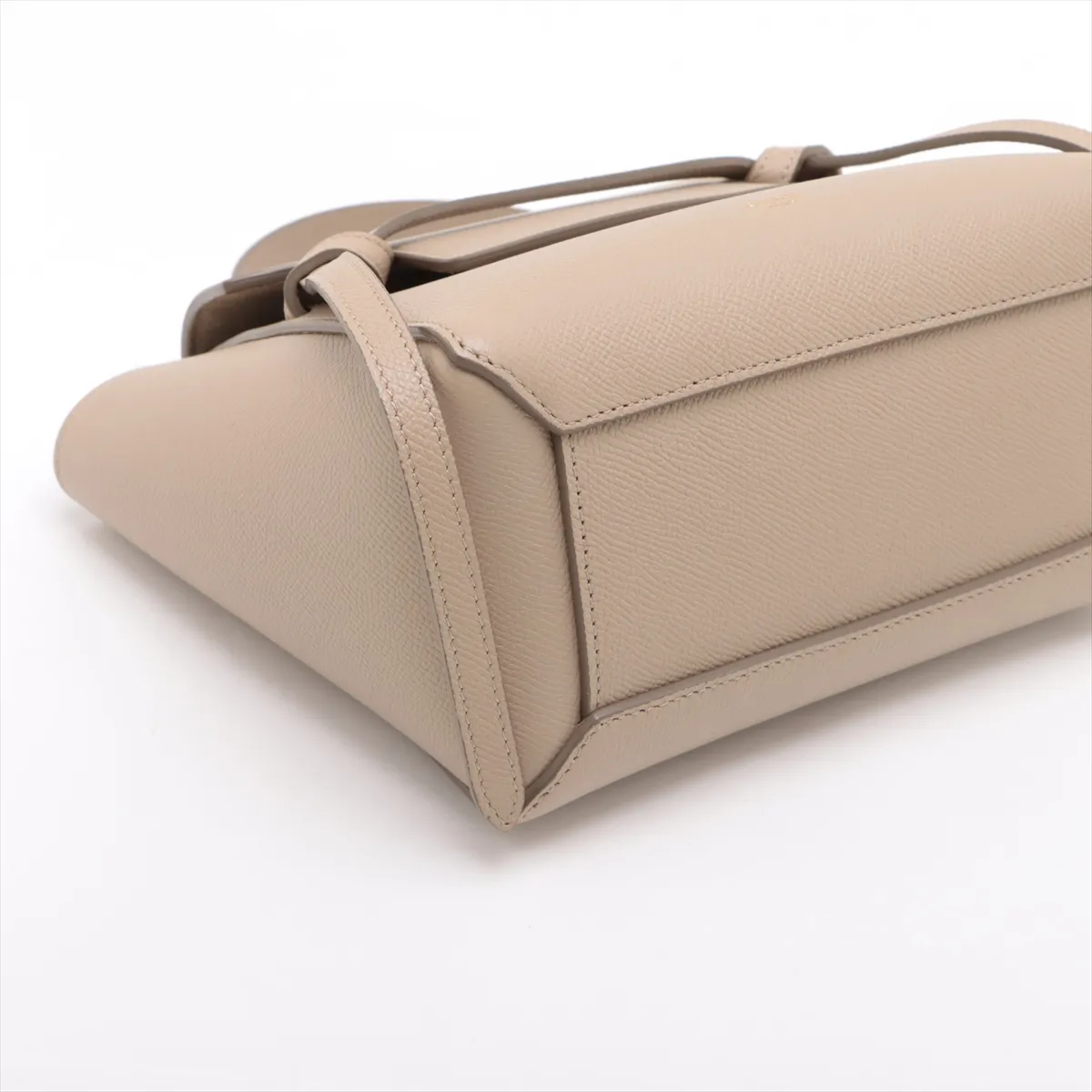 Belt Bag Nano Leather 2WAY Handbag Beige — view 4