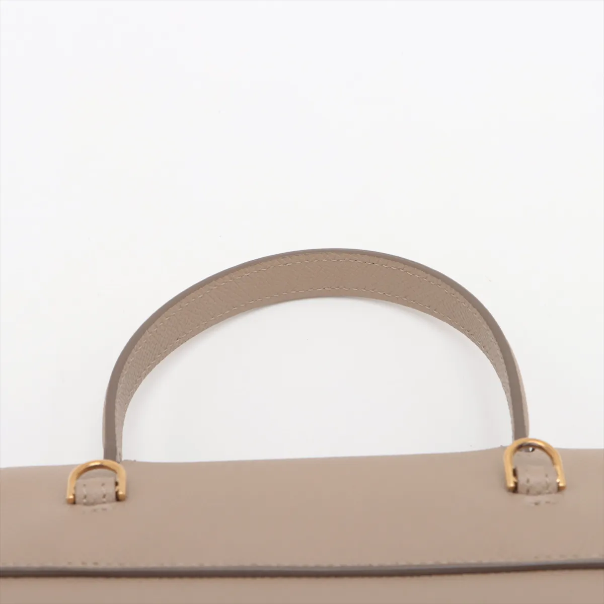 Belt Bag Nano Leather 2WAY Handbag Beige — view 6