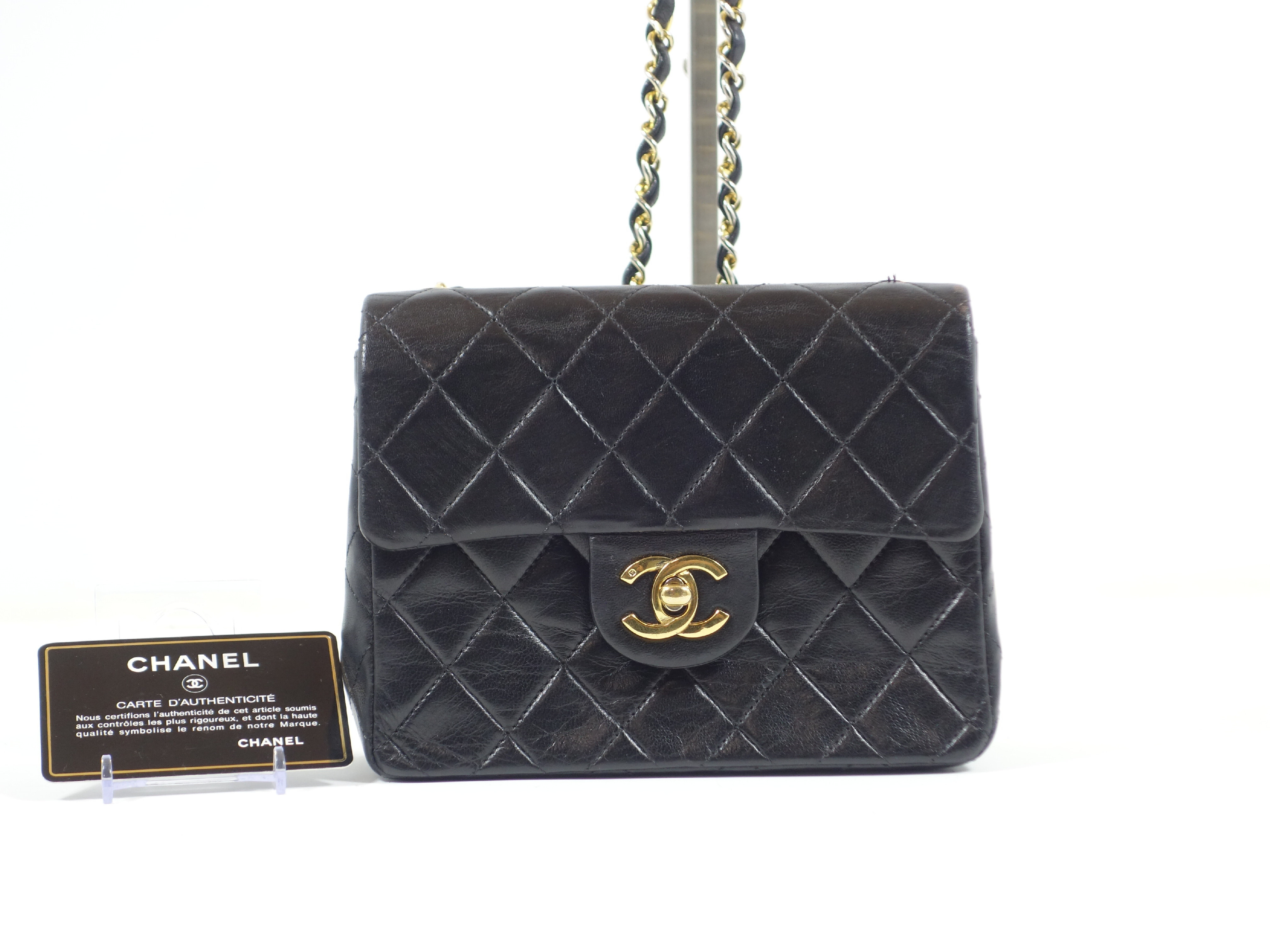 Mini Matelassé 18 Lambskin Shoulder Bag