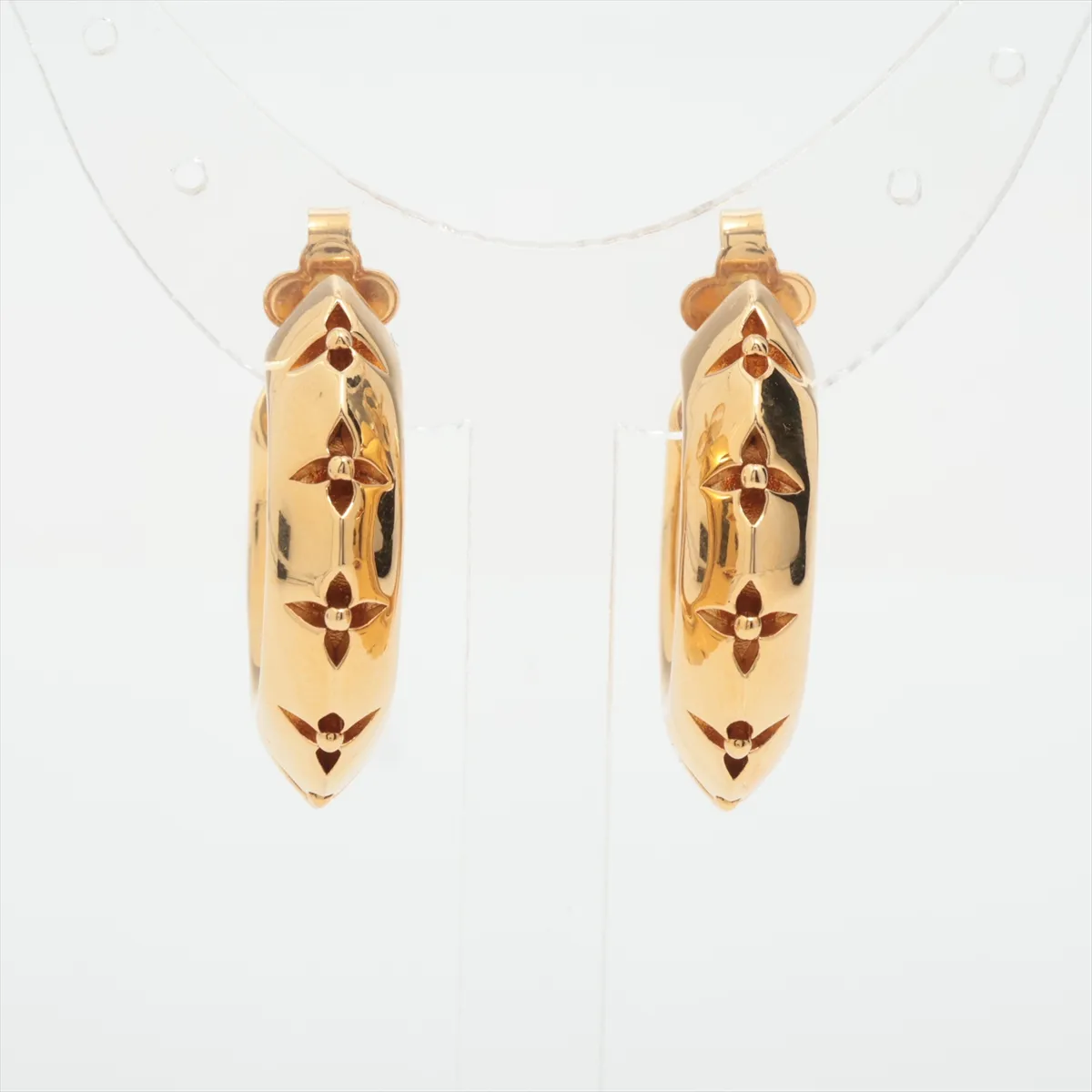 VA5202 Hoop Earrings, GP Gold, — view 2