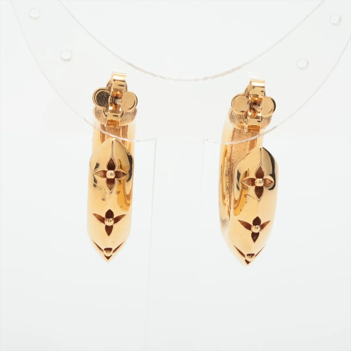 VA5202 Hoop Earrings, GP Gold, — view 3