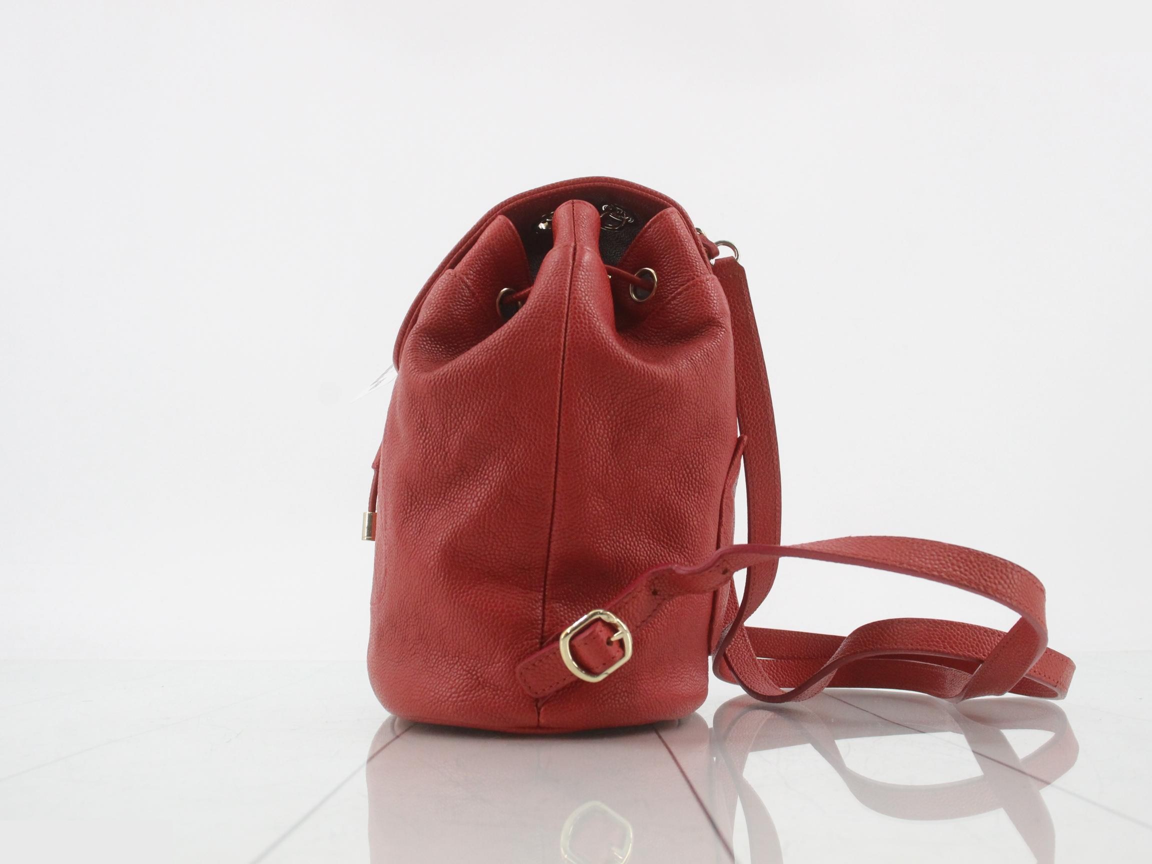 Matelassé Caviar Skin Backpack — view 3