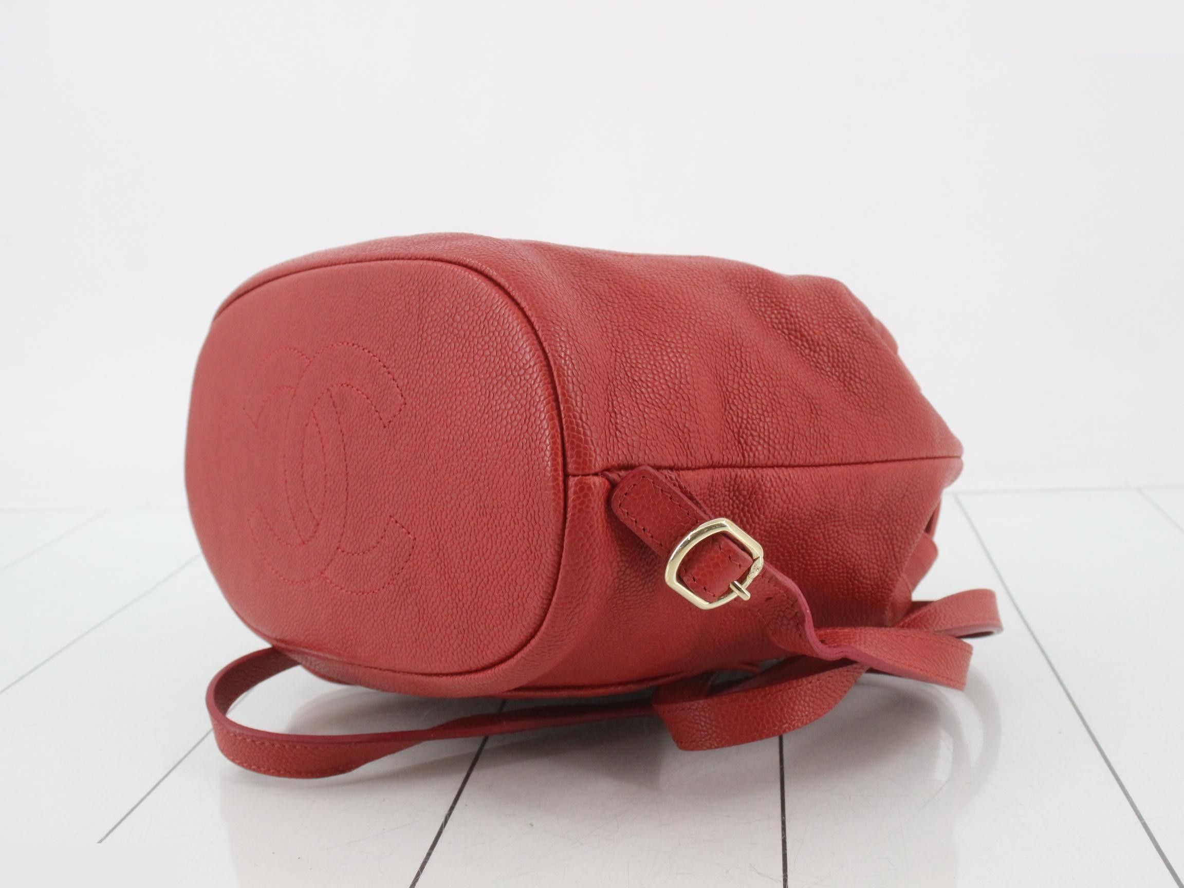 Matelassé Caviar Skin Backpack — view 6