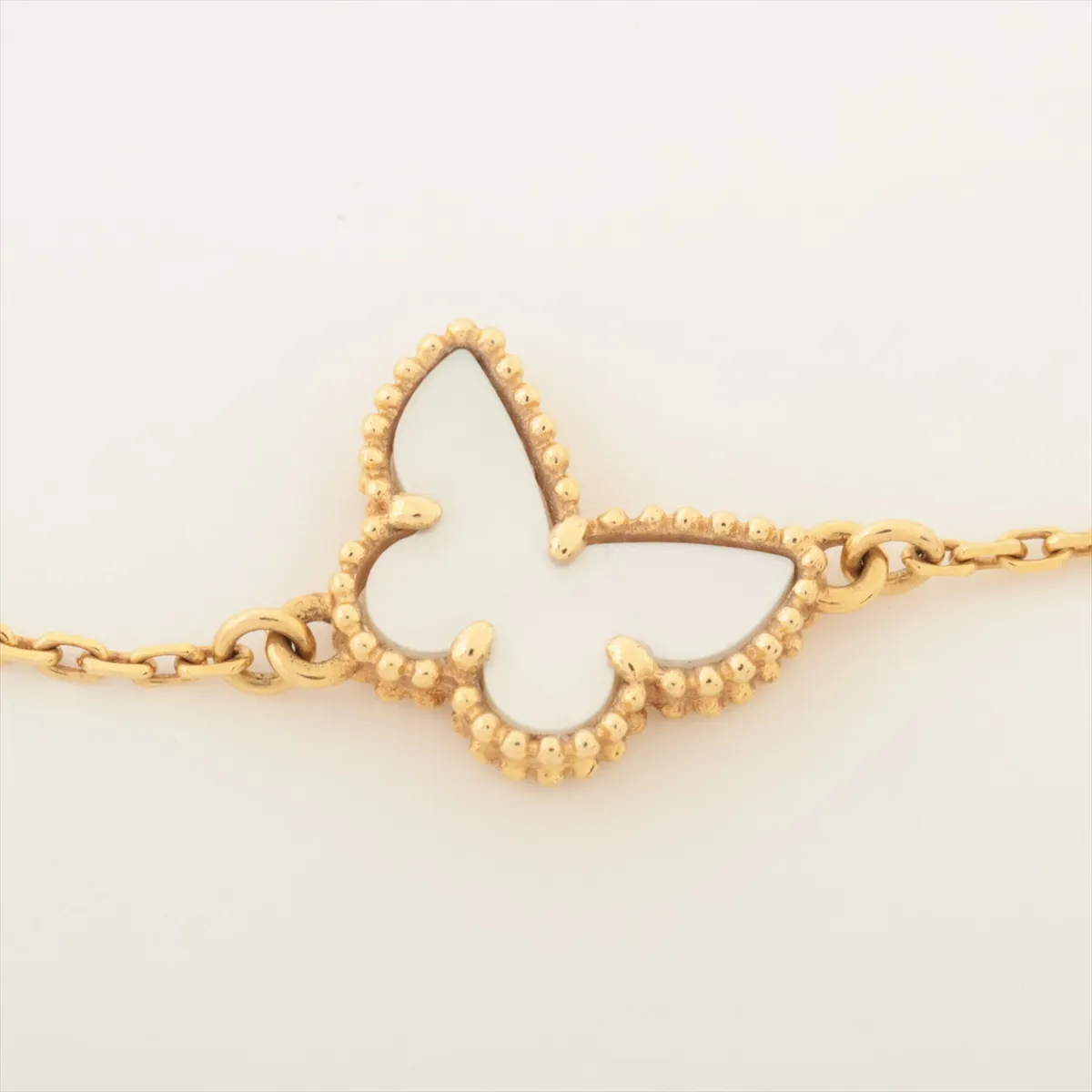 Sweet Alhambra Papillon Shell Bracelet 750 (Yellow Gold) 1.7g JE415155 Shell — view 2