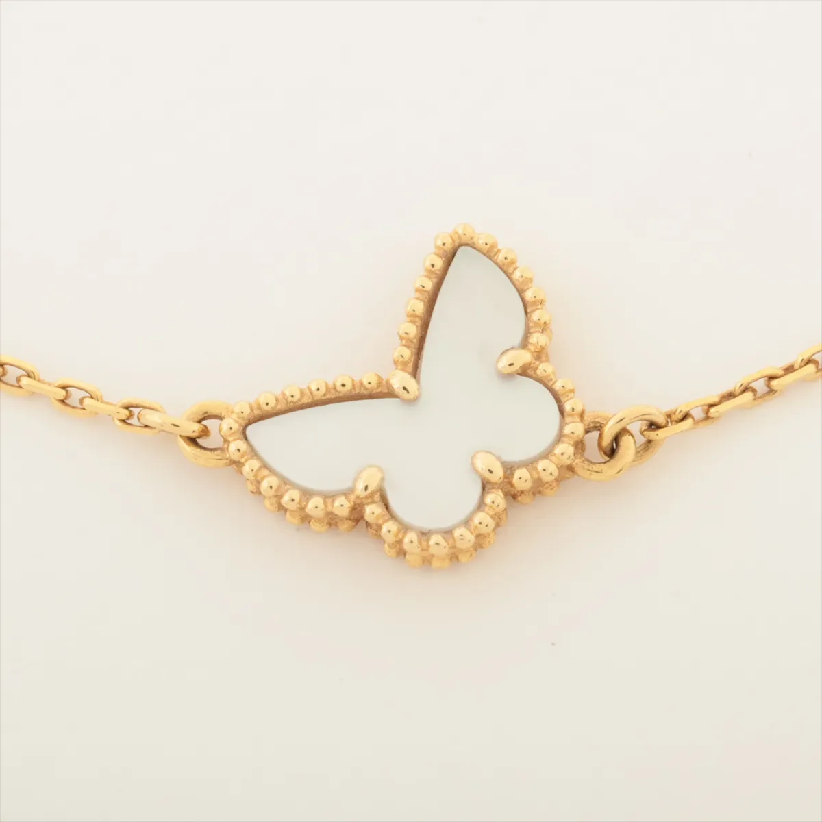 Sweet Alhambra Papillon Shell Bracelet 750 (Yellow Gold) 1.7g JE415155 Shell — view 3
