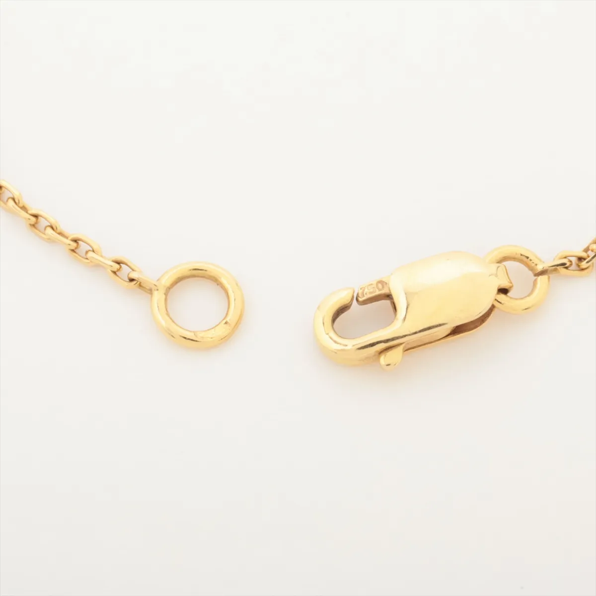 Sweet Alhambra Papillon Shell Bracelet 750 (Yellow Gold) 1.7g JE415155 Shell — view 4