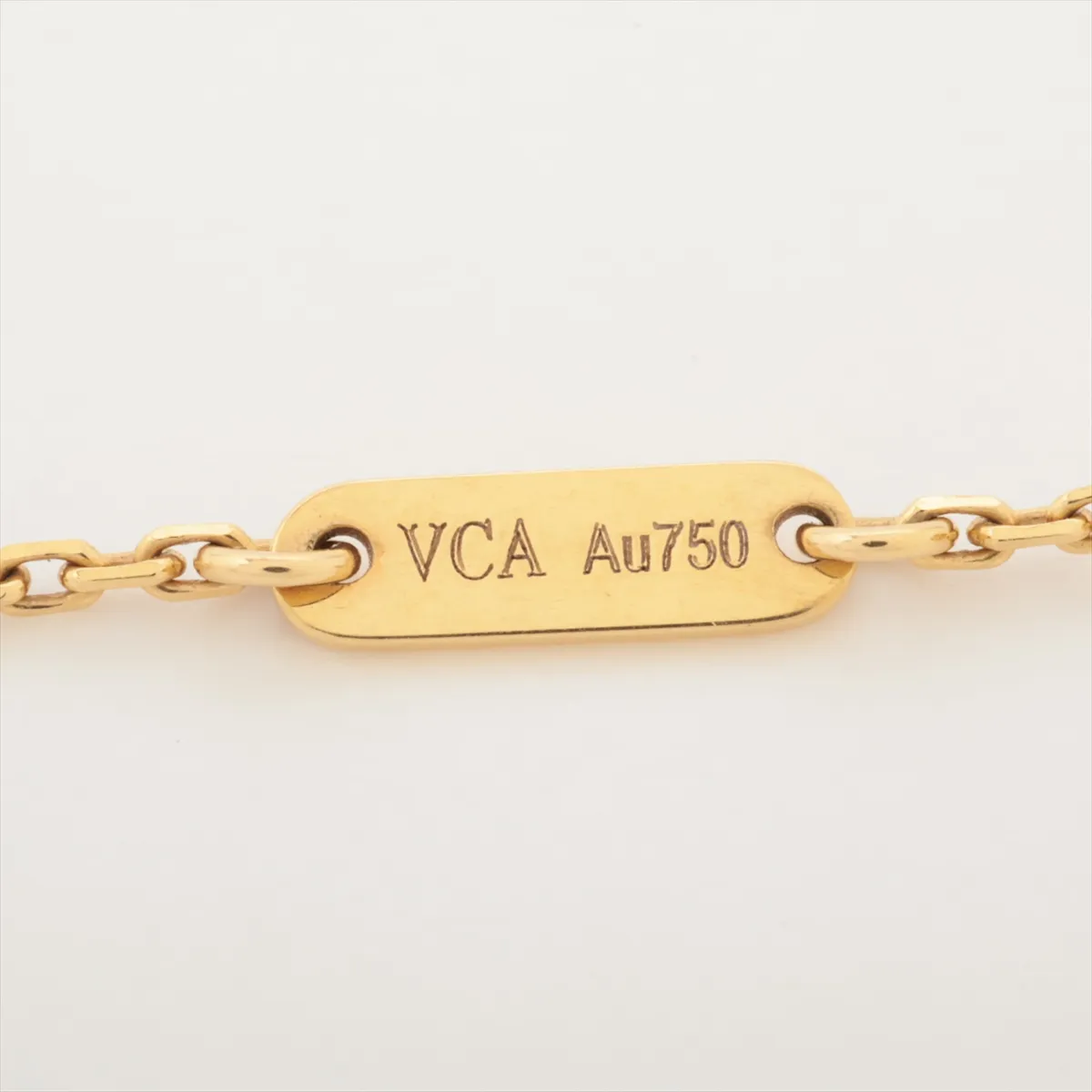 Sweet Alhambra Papillon Shell Bracelet 750 (Yellow Gold) 1.7g JE415155 Shell — view 5