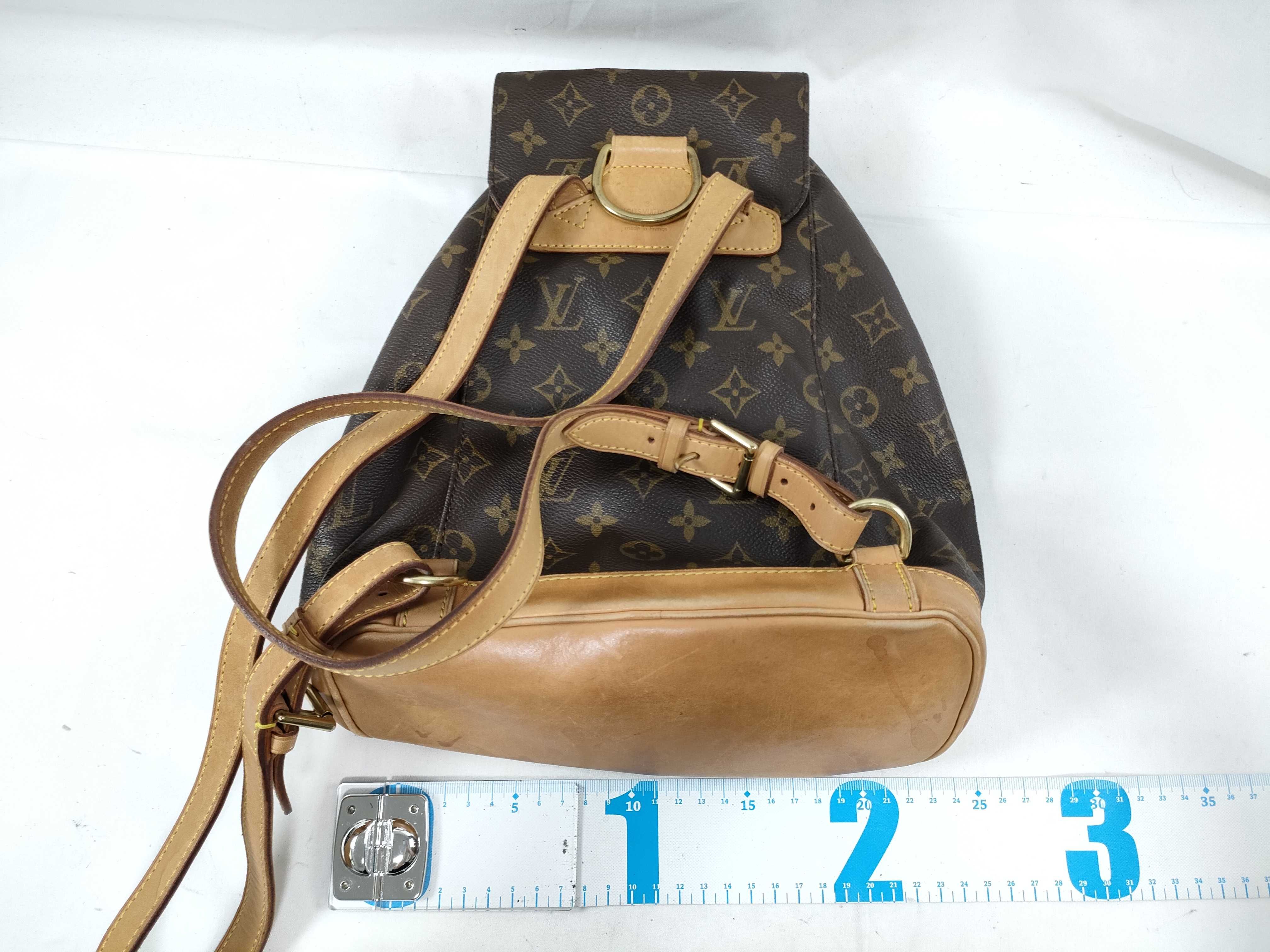 Monogram Louis Vuitton Monogram Montsouris MM M51136 Backpack — view 2