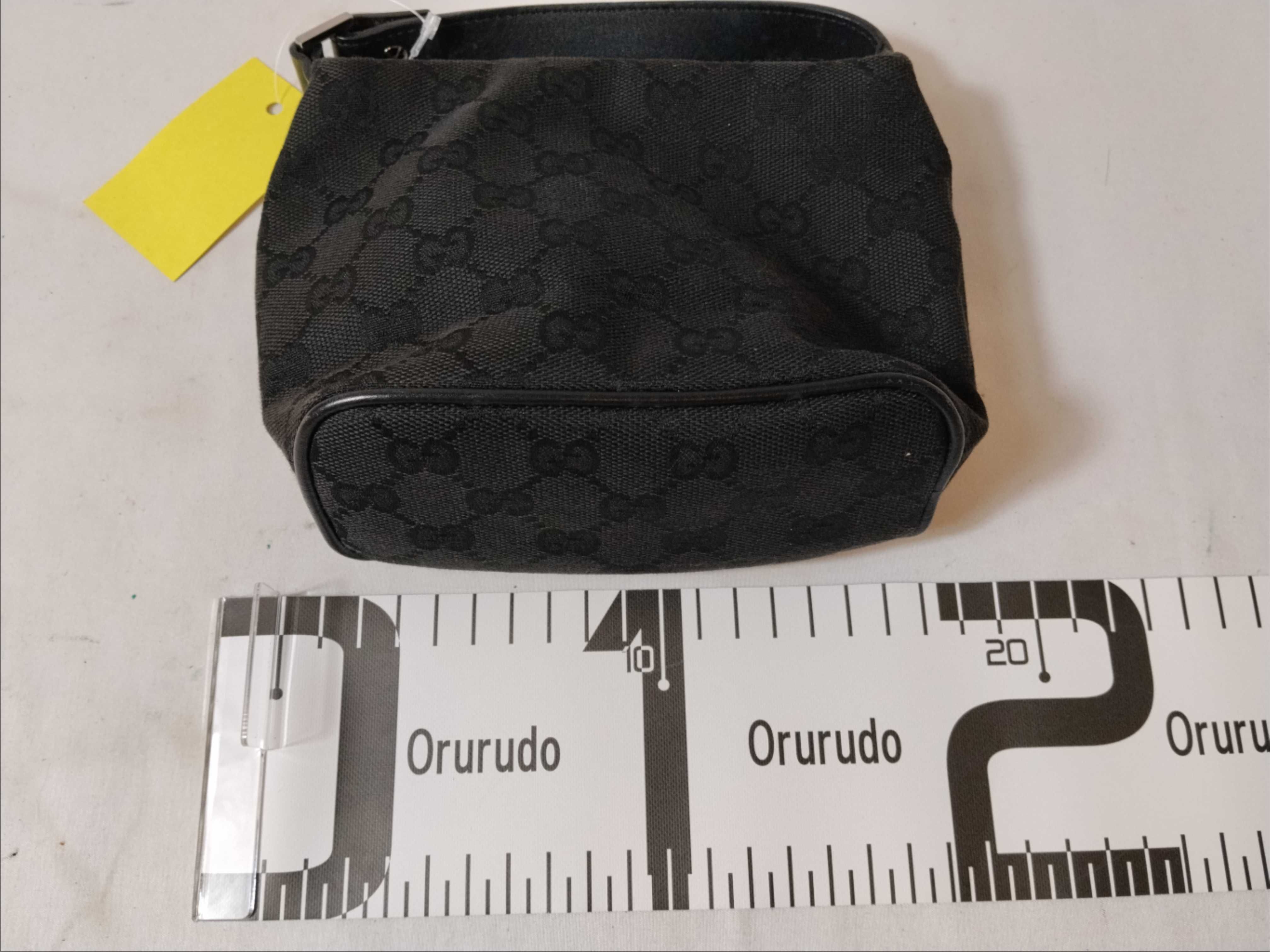 GG Canvas Leather Accessory Pouch 039.1147.002.058 Handbag — view 2