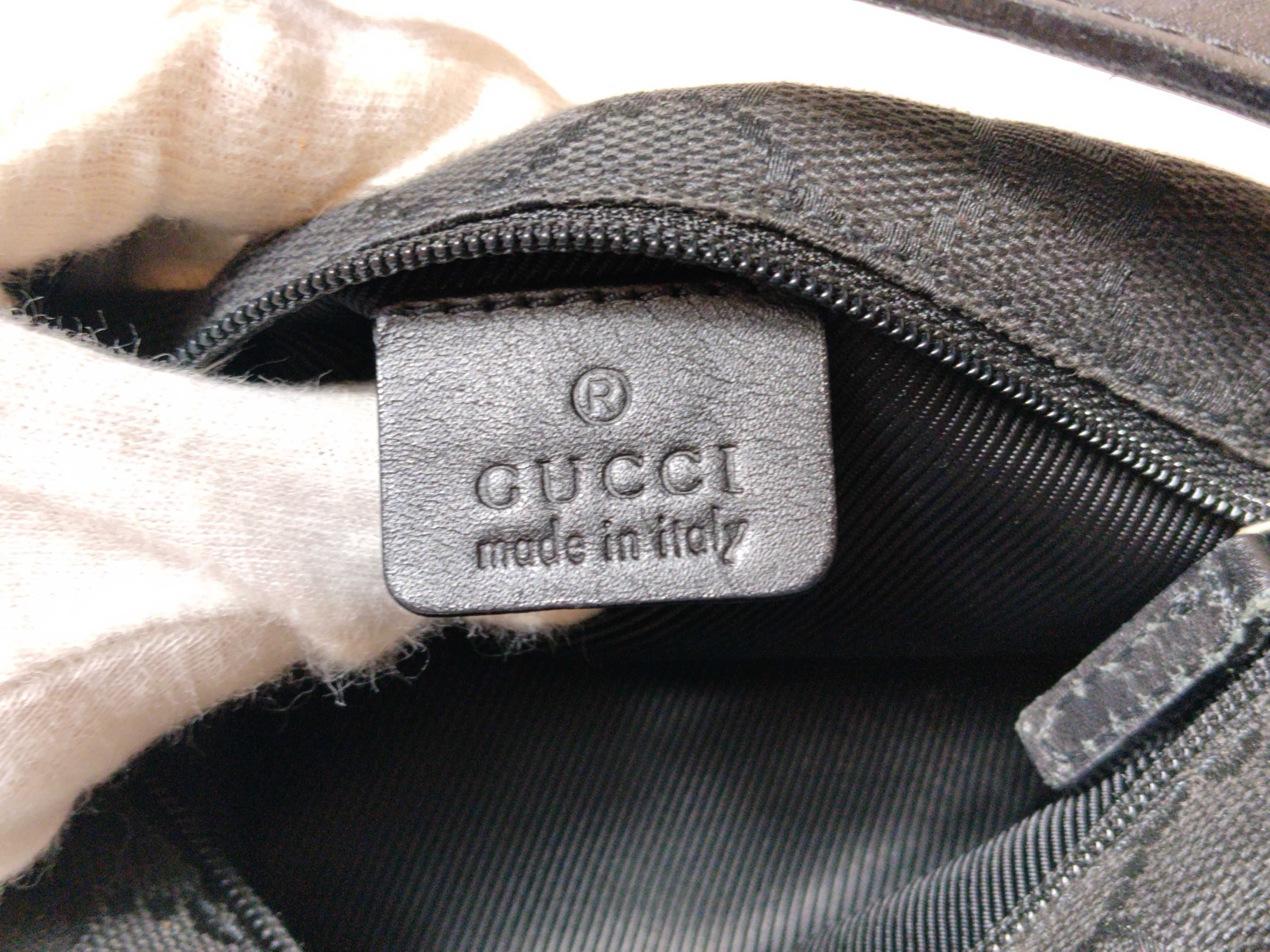 GG Canvas Leather Accessory Pouch 039.1147.002.058 Handbag — view 11