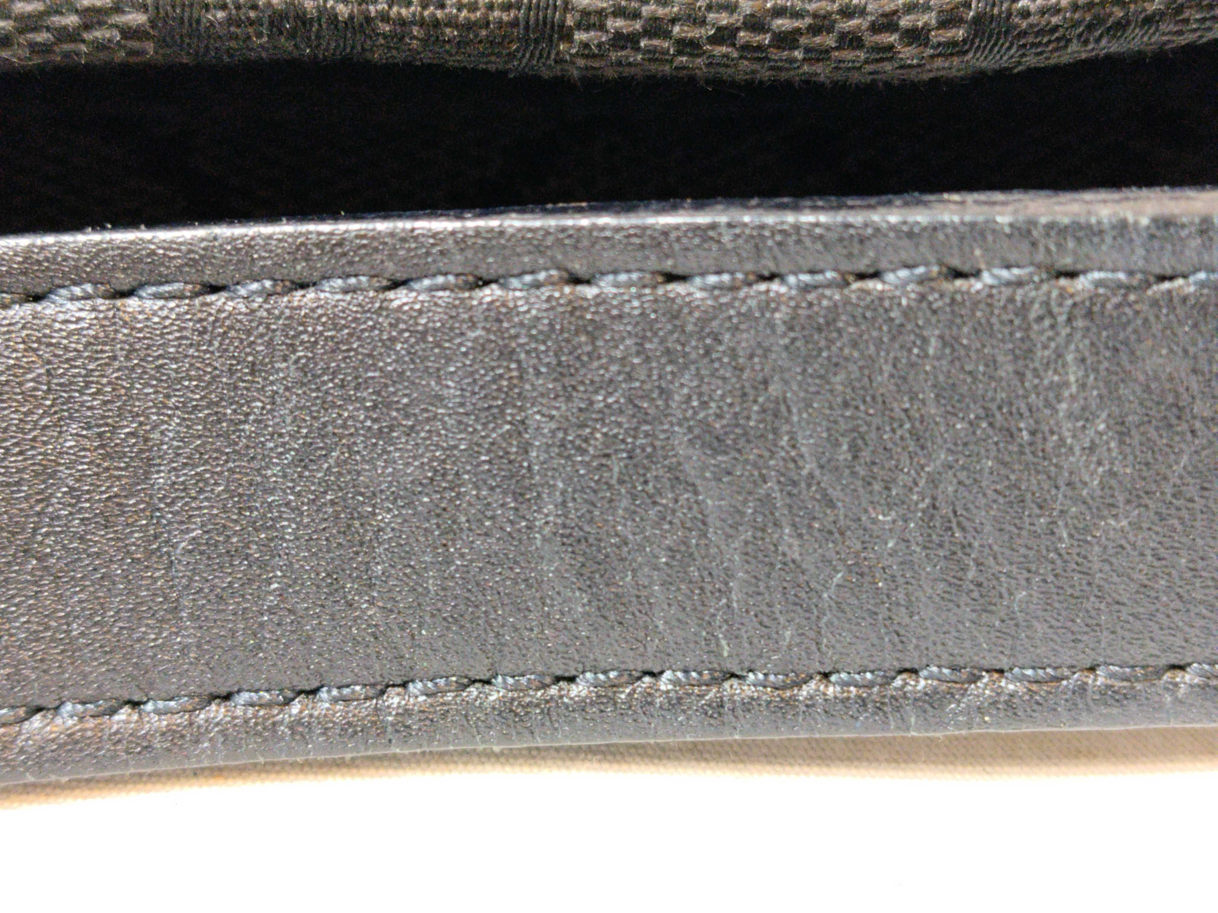 GG Canvas Leather Accessory Pouch 039.1147.002.058 Handbag — view 4