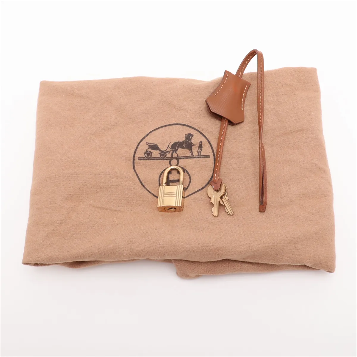 [Individually packaged] Hermes Birkin 35 Letournée Courchevel Gold hardware Y: 1995 Padlock is difficult to open — view 11