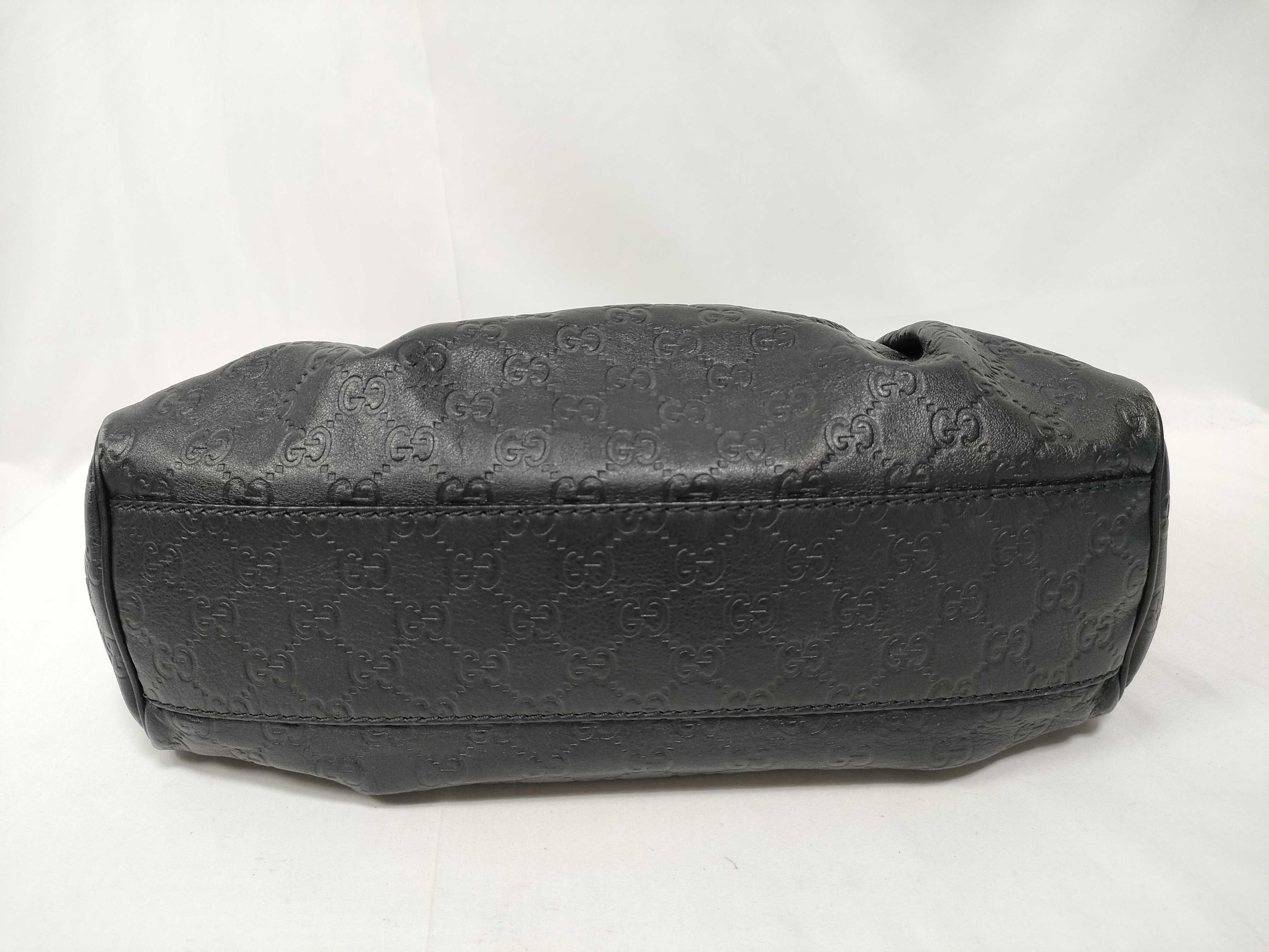 handbag, GG leather, black, Sukey, 211944 493492 — view 3