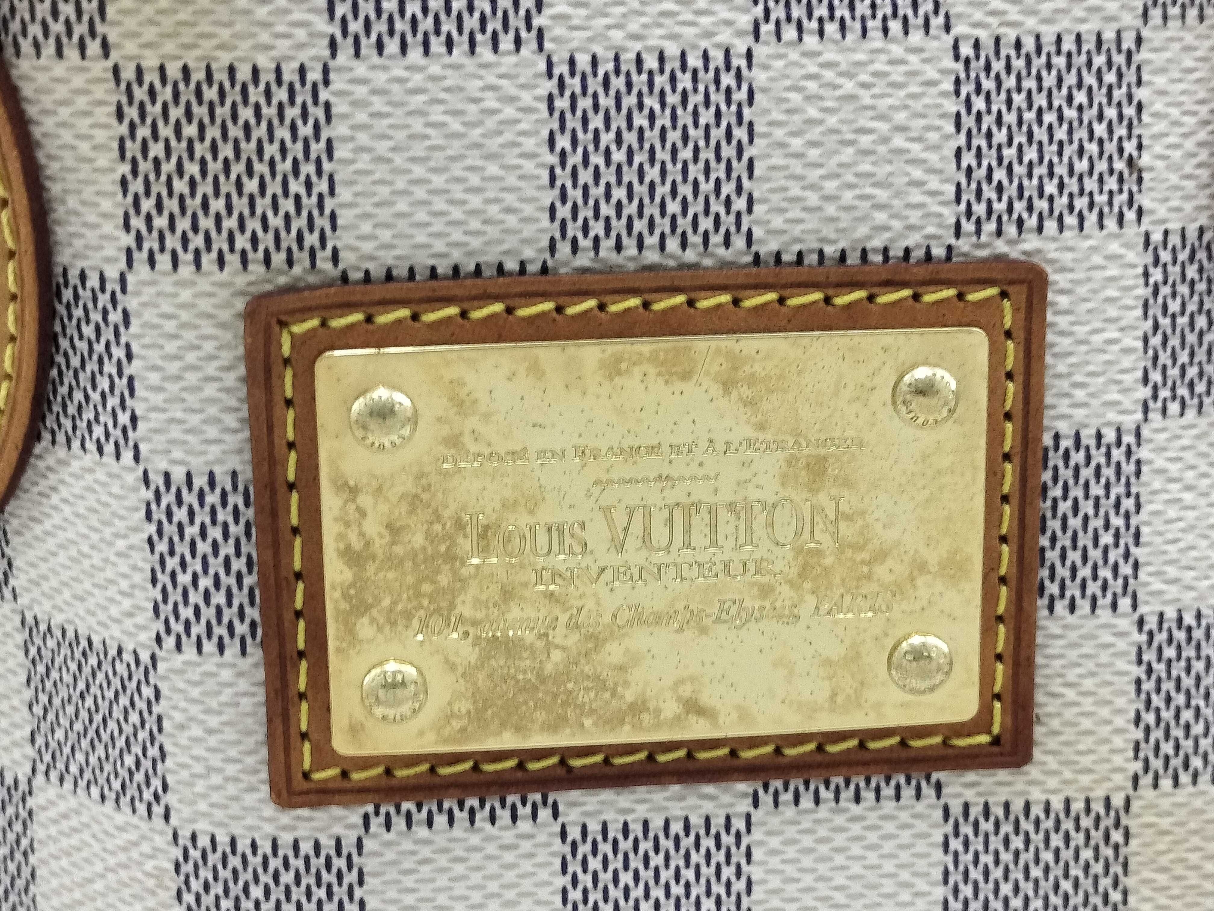 Damier Azur LV Azur Hampstead PM N51207 Tote Bag — view 4