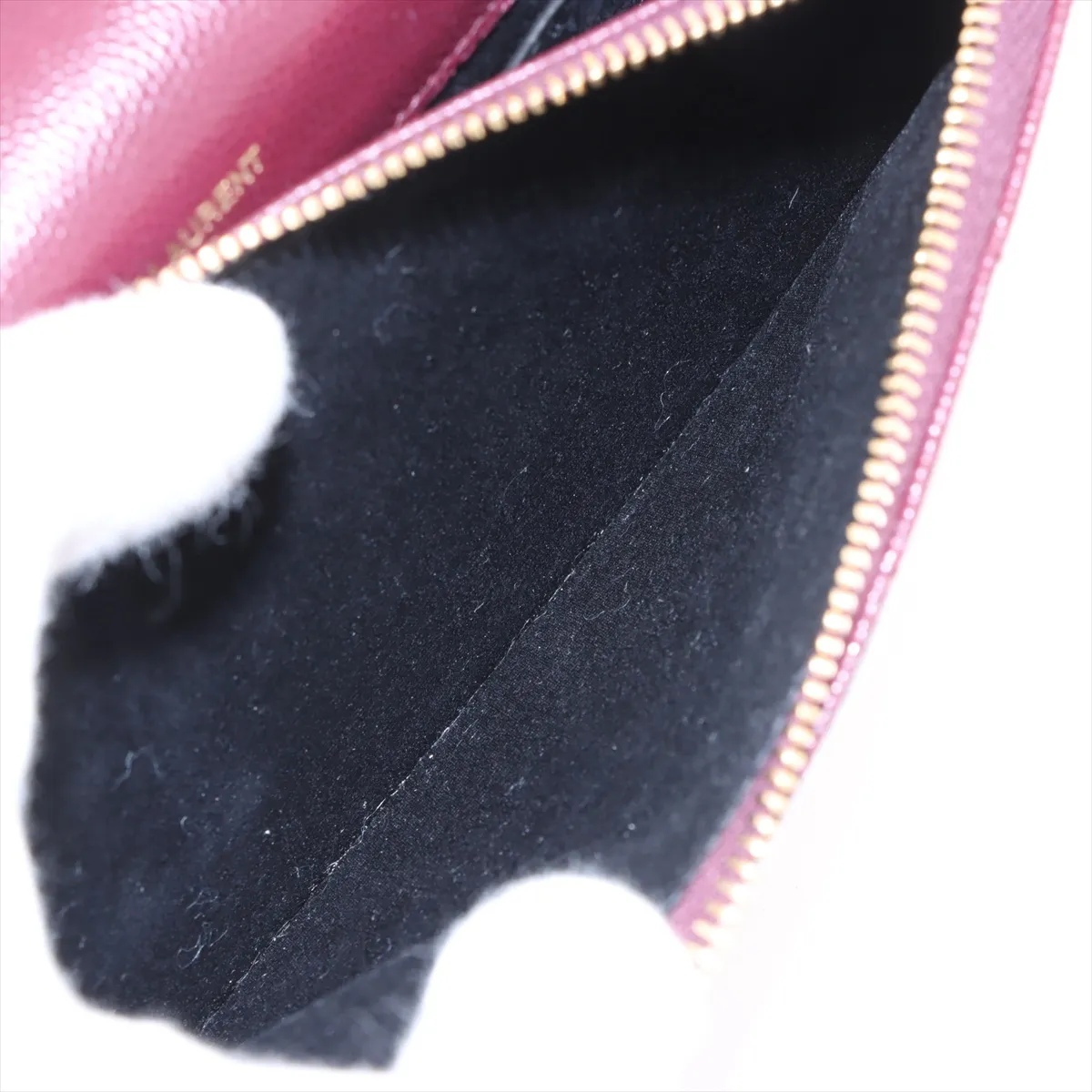 Cassandra Leather Chain Wallet Bordeaux 862439 — view 7