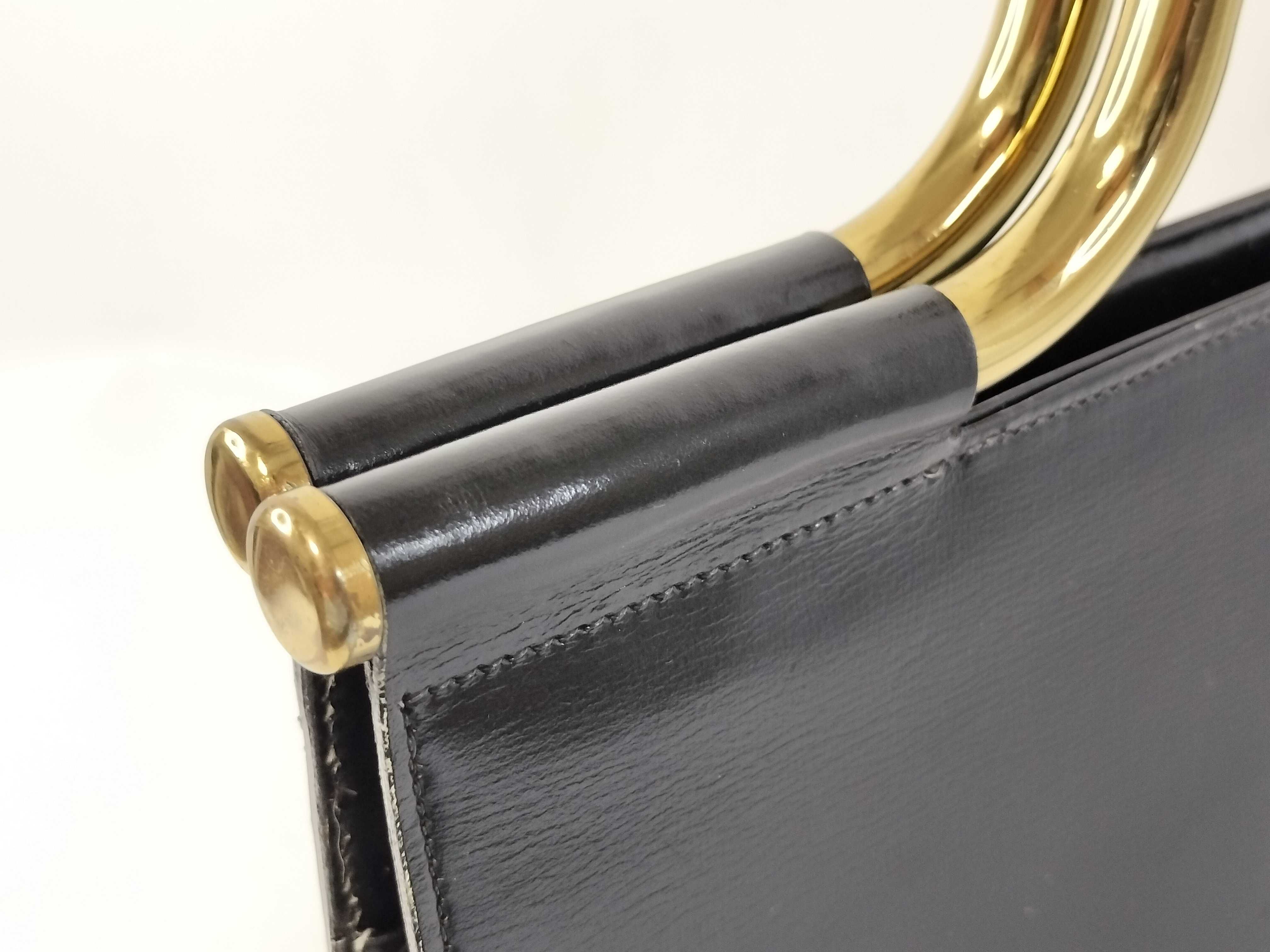 Leather 2-Way Handle Handbag — view 3
