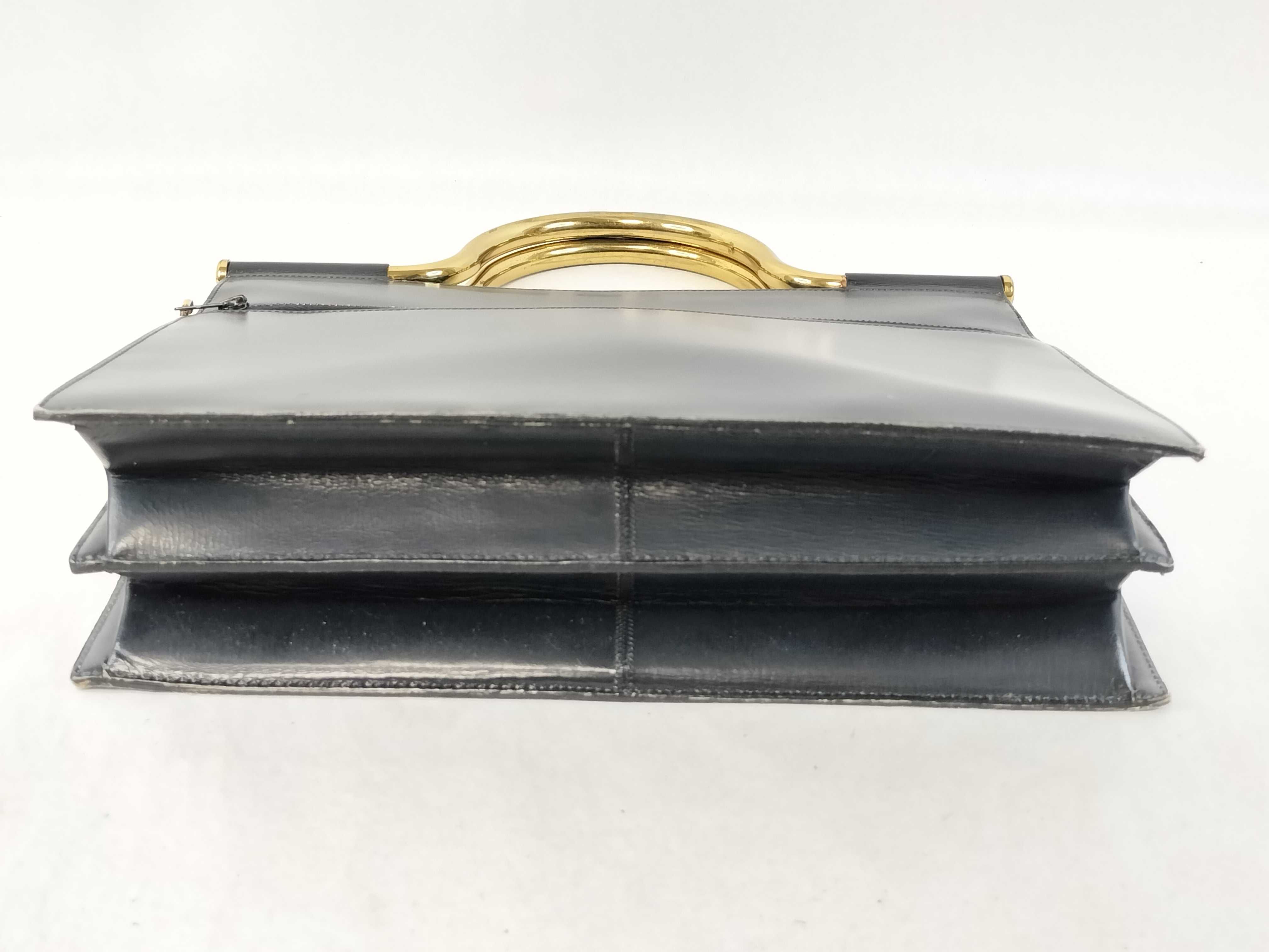 Leather 2-Way Handle Handbag — view 7
