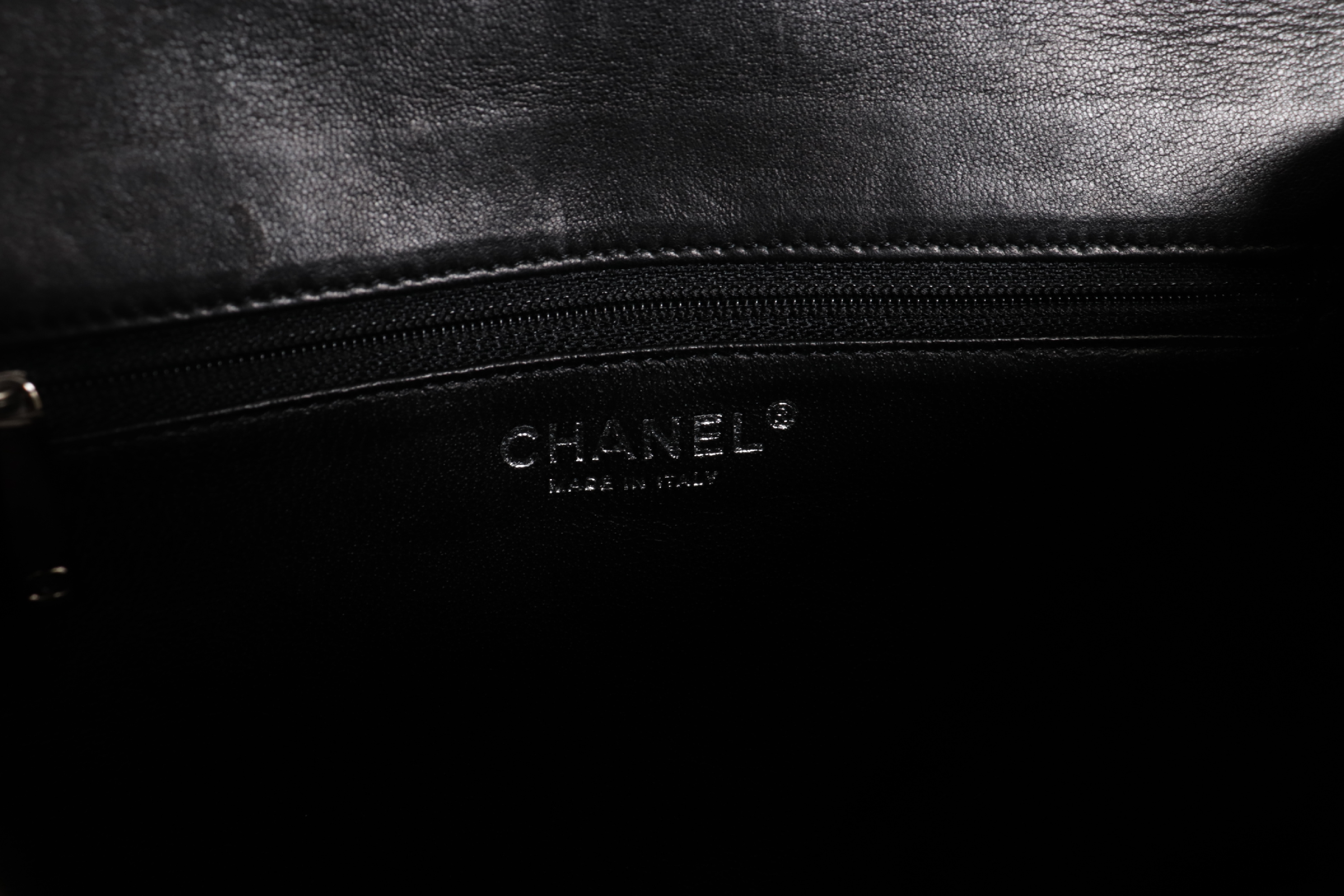 Matelassé Lambskin Kelly-style Handbag with Silver Hardware — view 8