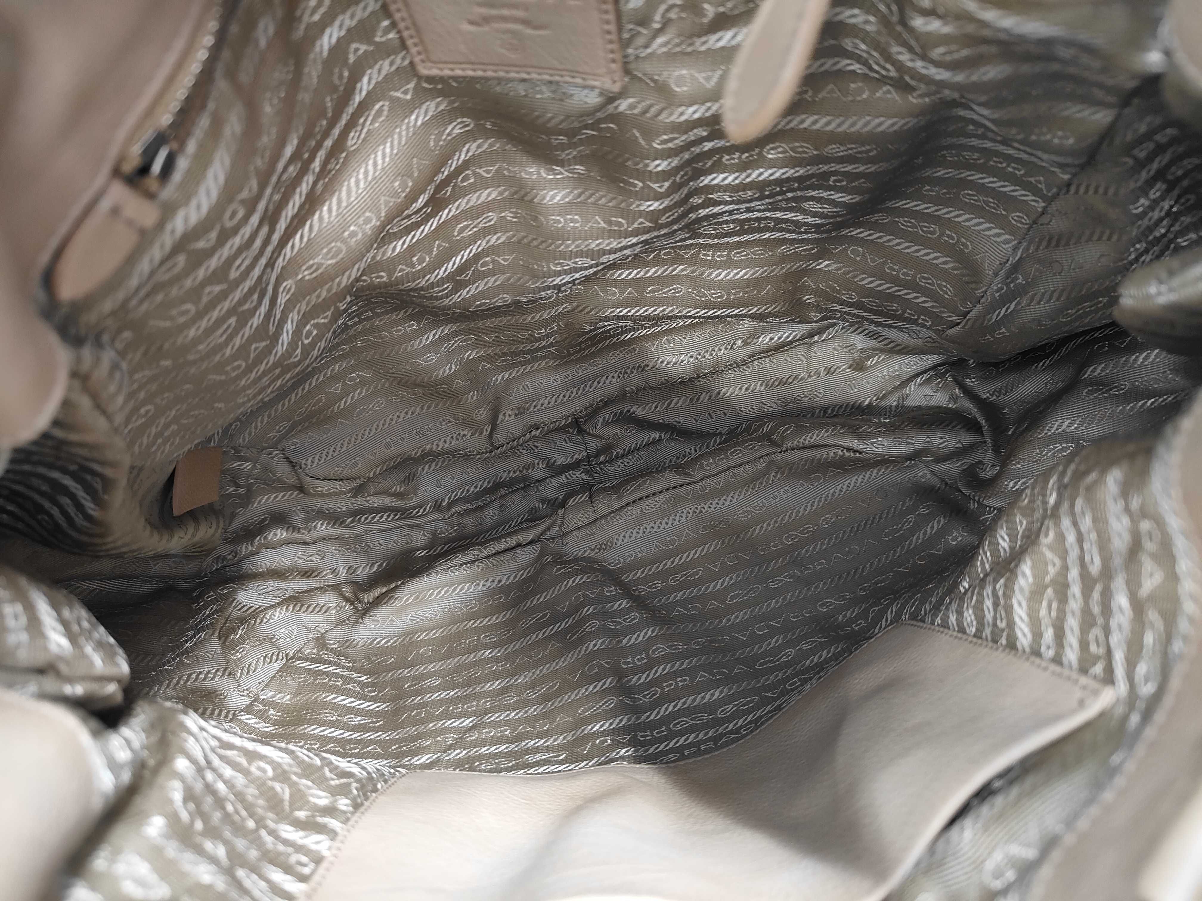 Nappa Stripe Leather Handbag — view 7