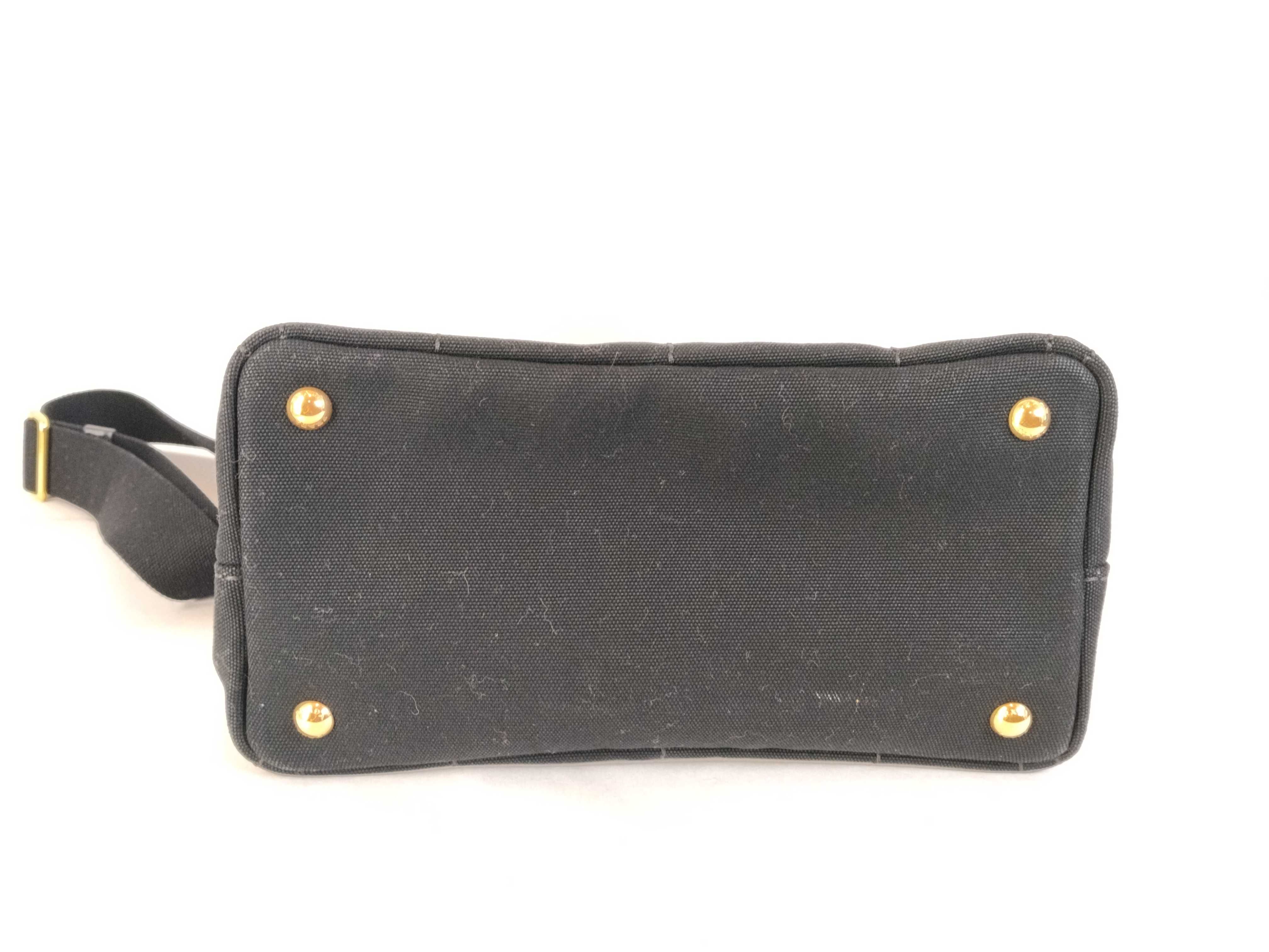 Canapa Canvas 2-Way Handbag, Black, 1BG439, ​​Unsigned Guarantee Card Included. — view 9