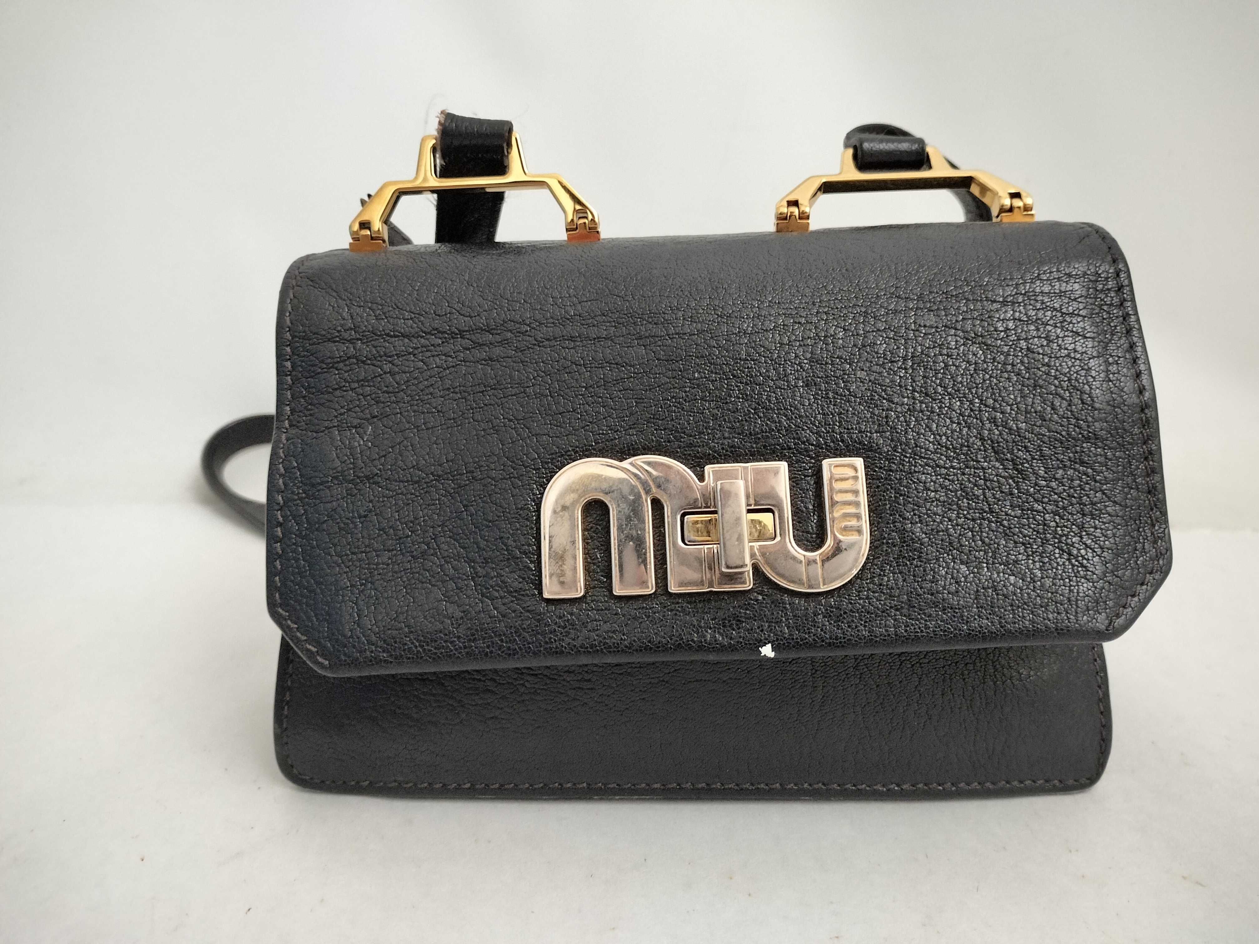 shoulder bag, Madras leather, black shoulder bag