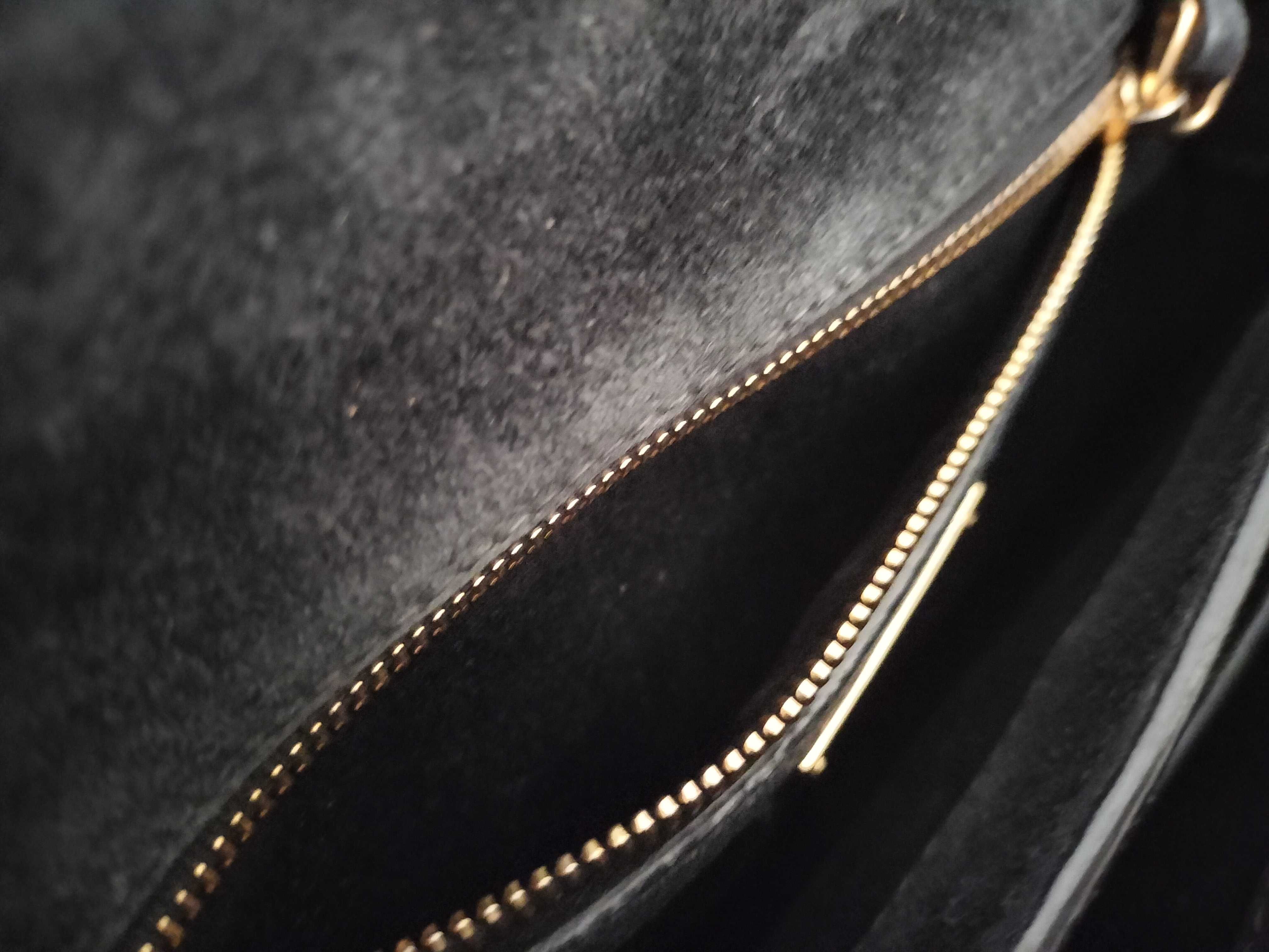 shoulder bag, Madras leather, black shoulder bag — view 11