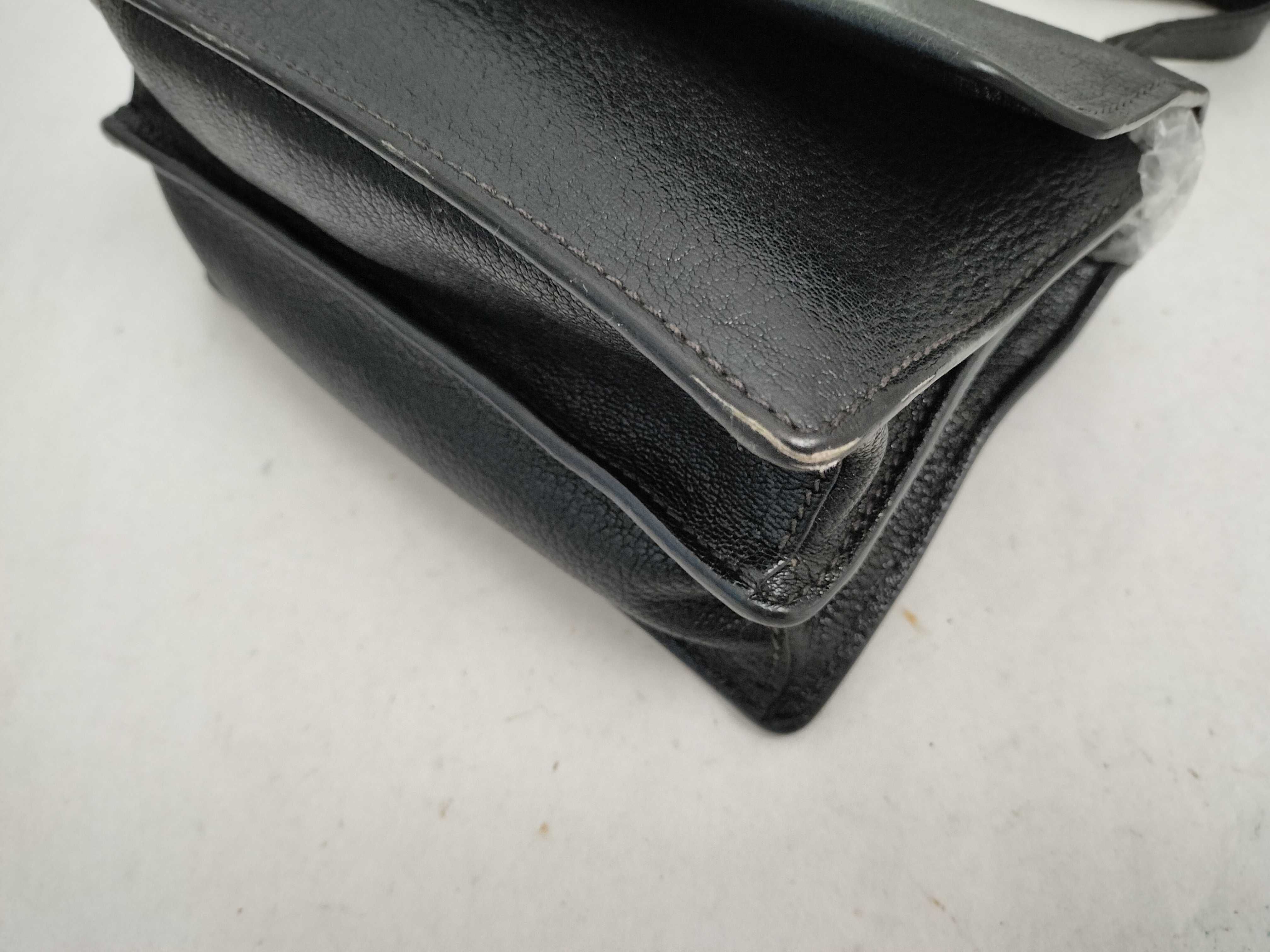 shoulder bag, Madras leather, black shoulder bag — view 6