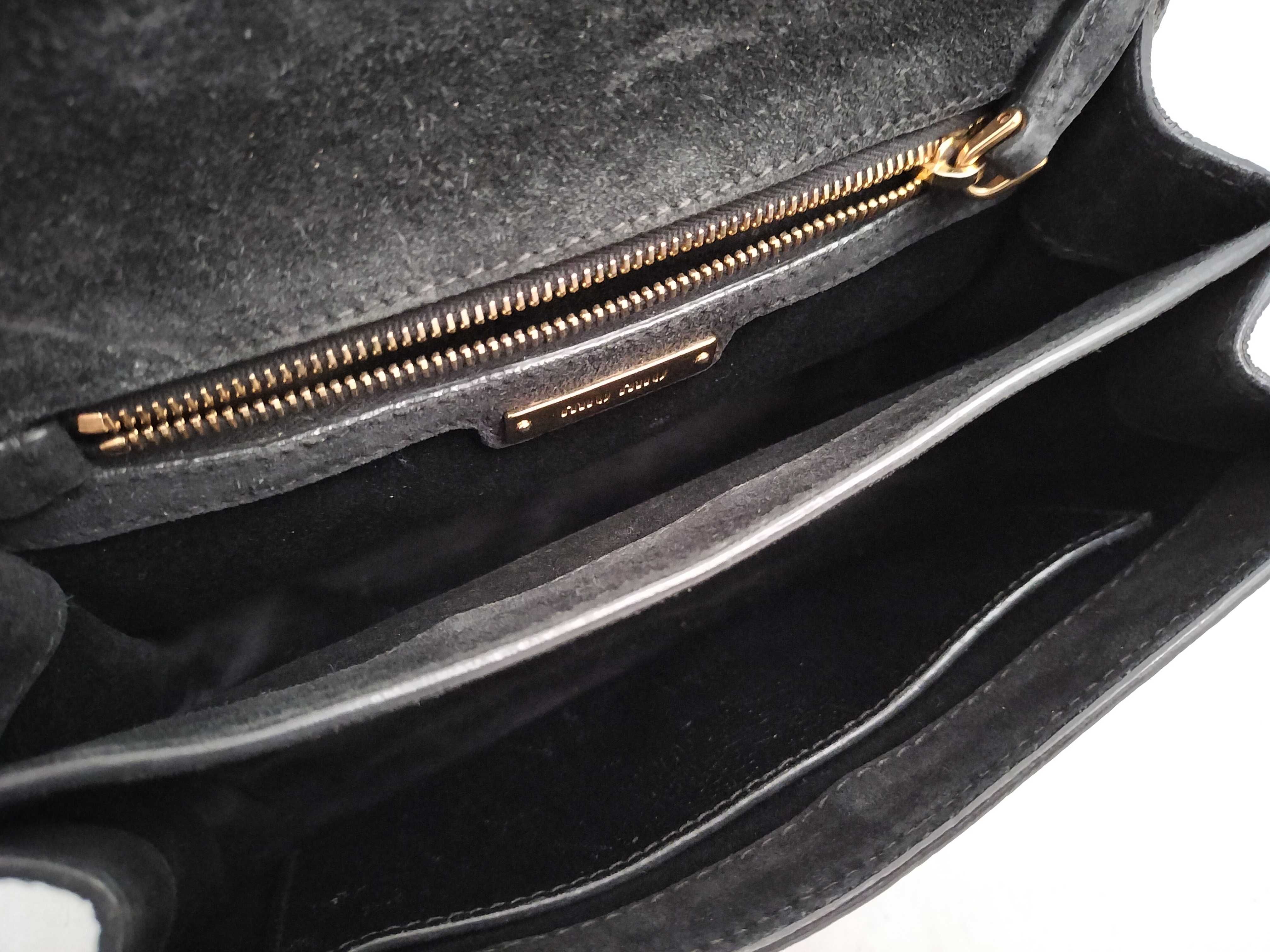 shoulder bag, Madras leather, black shoulder bag — view 10