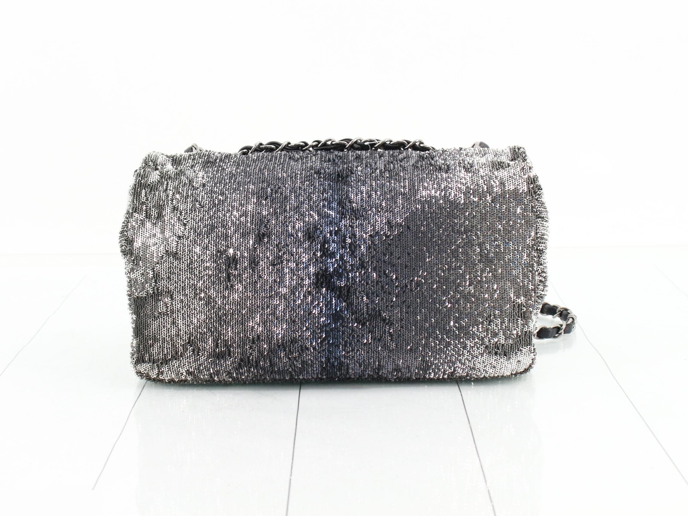 Sequin single flap gradient chain shoulder bag, item number 24. — view 2