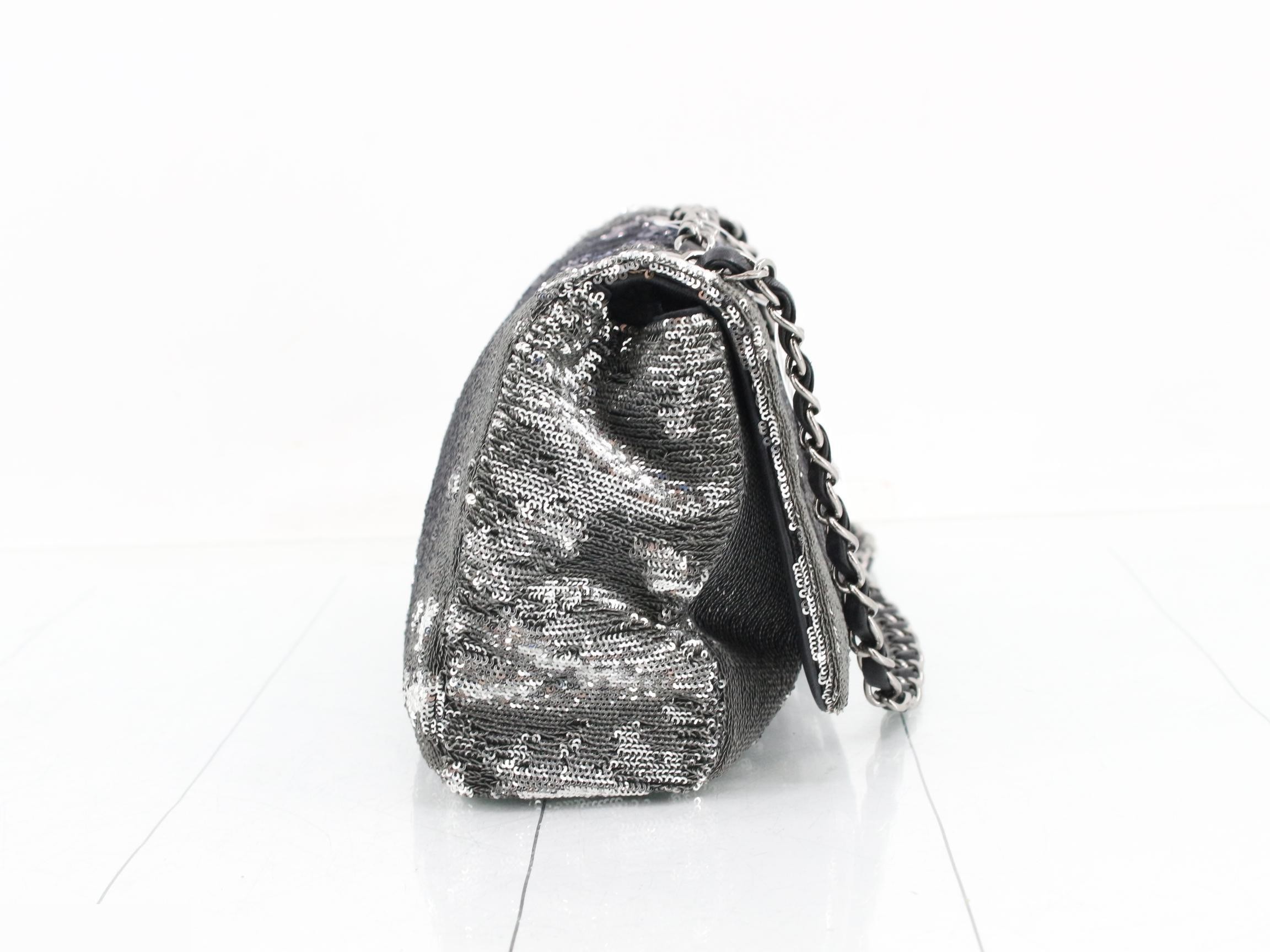 Sequin single flap gradient chain shoulder bag, item number 24. — view 4