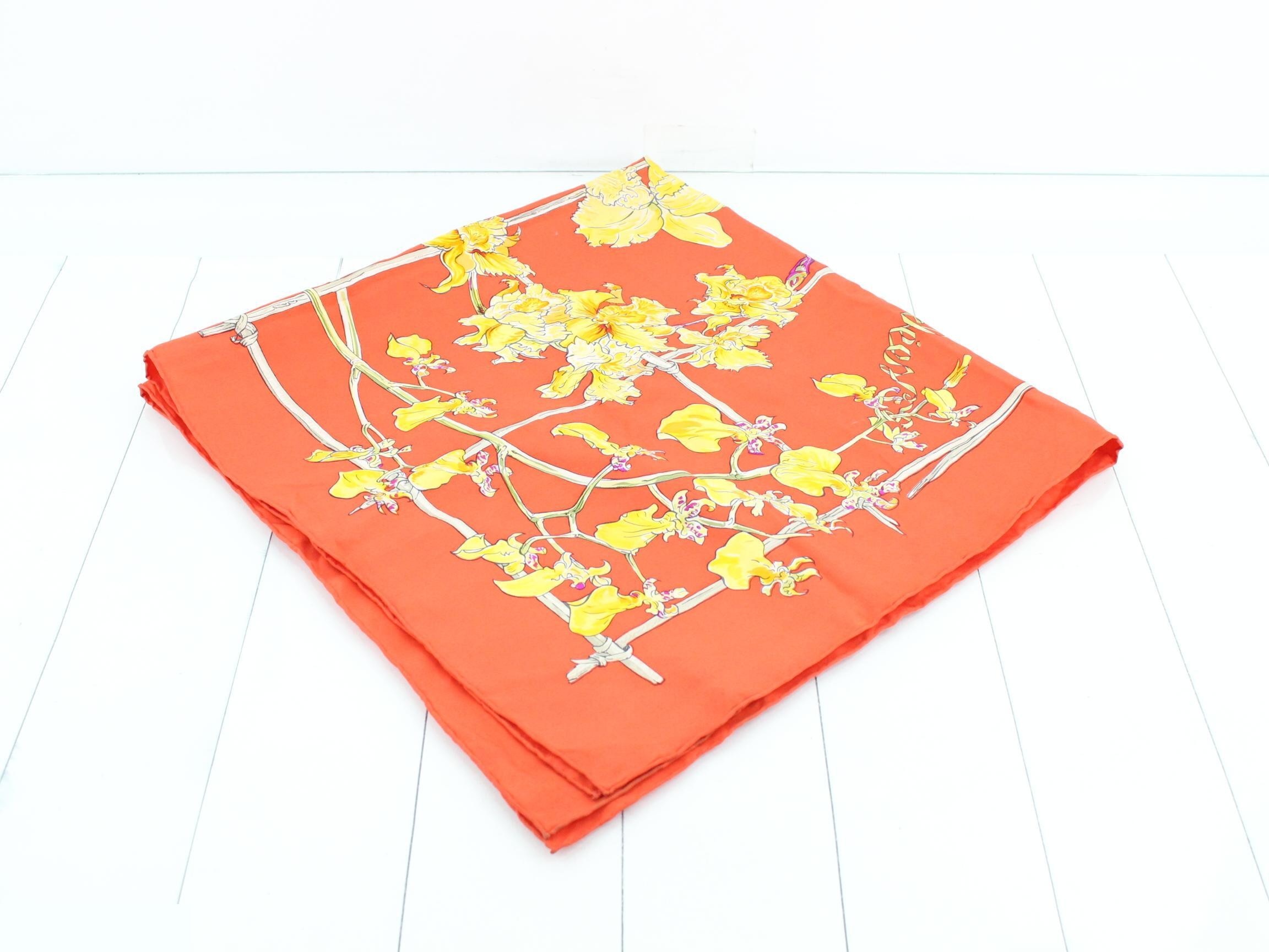 Carre 90 ORCHIDEES Scarf — view 2