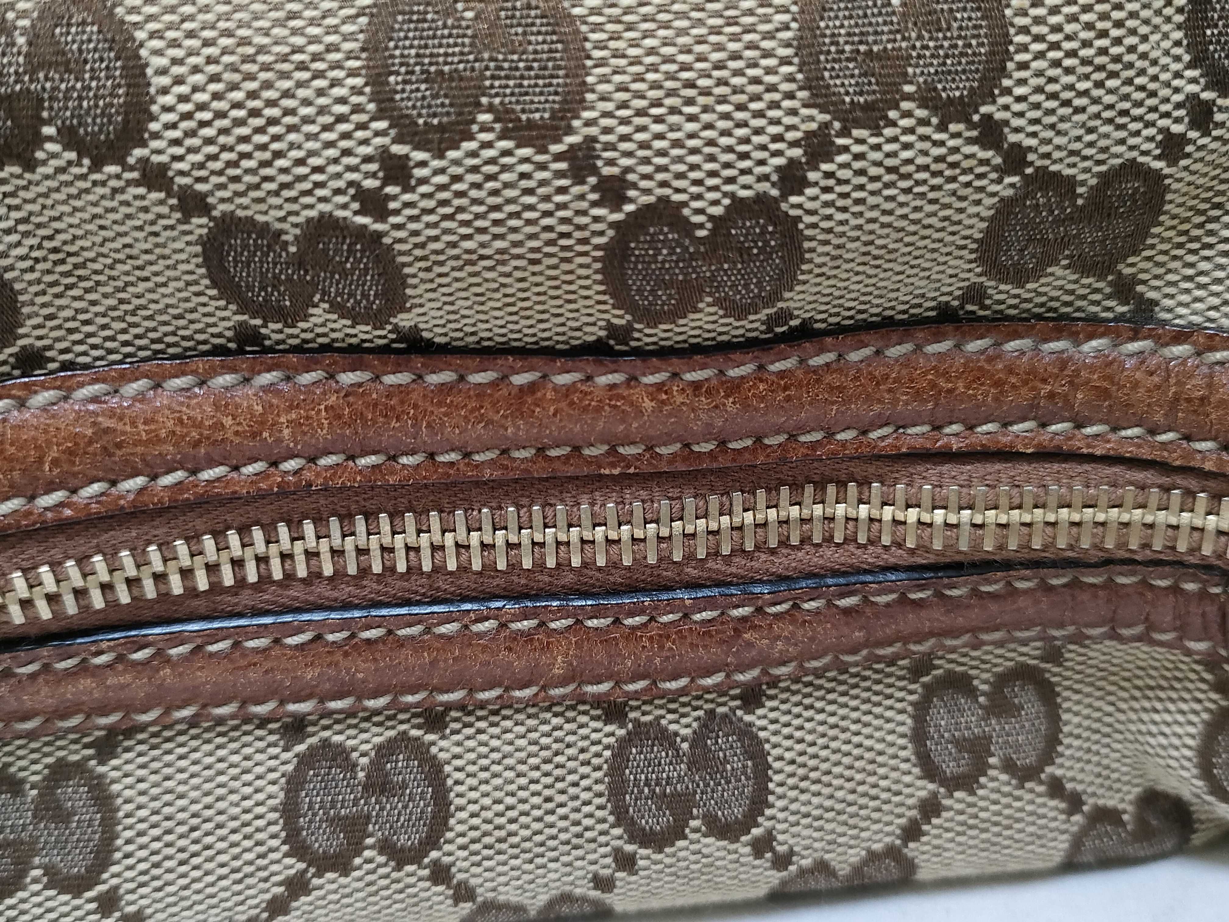 Bamboo GG Canvas Bamboo Shoulder Bag — view 8