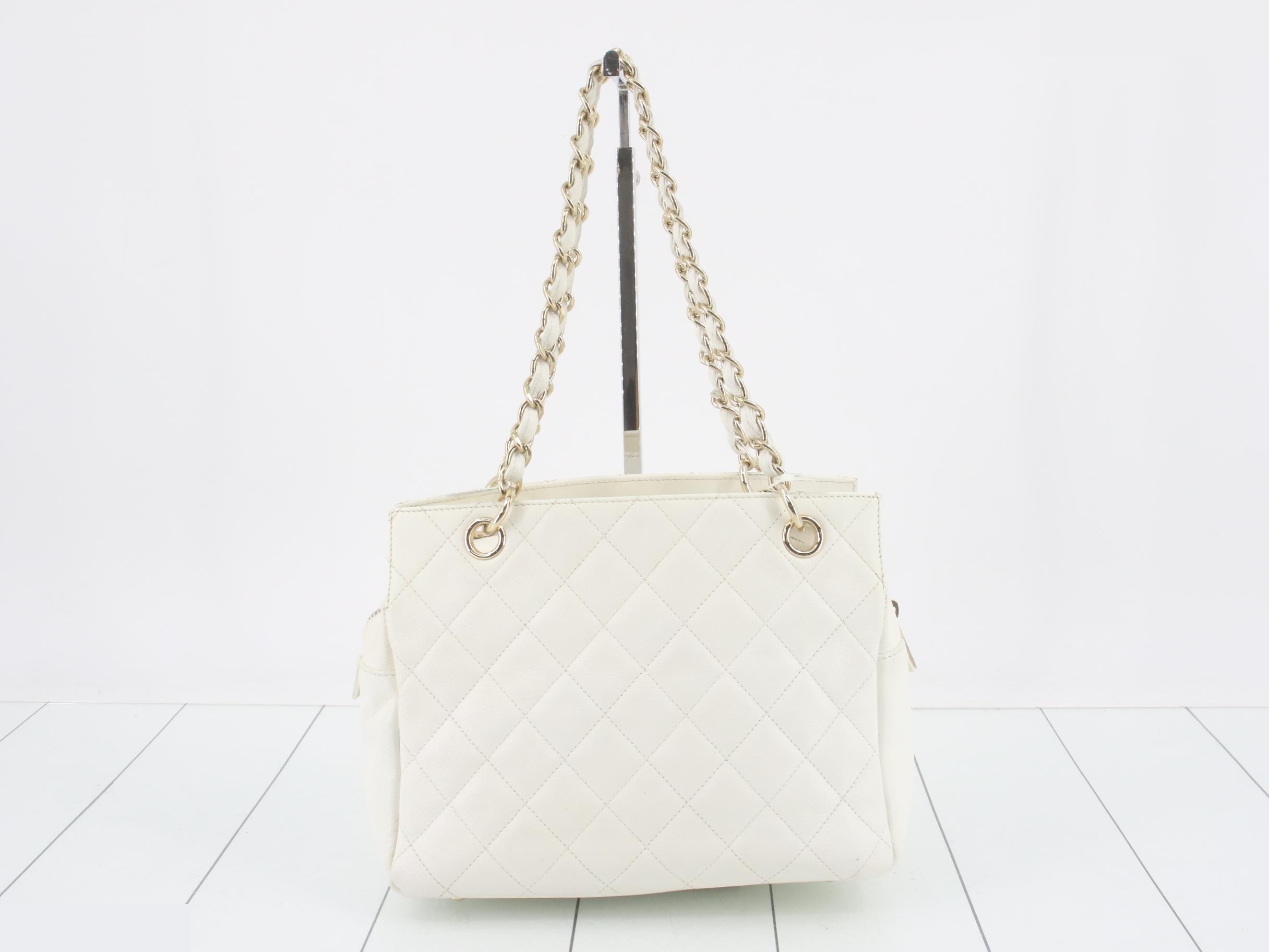 Matelassé Chain Tote Bag — view 2