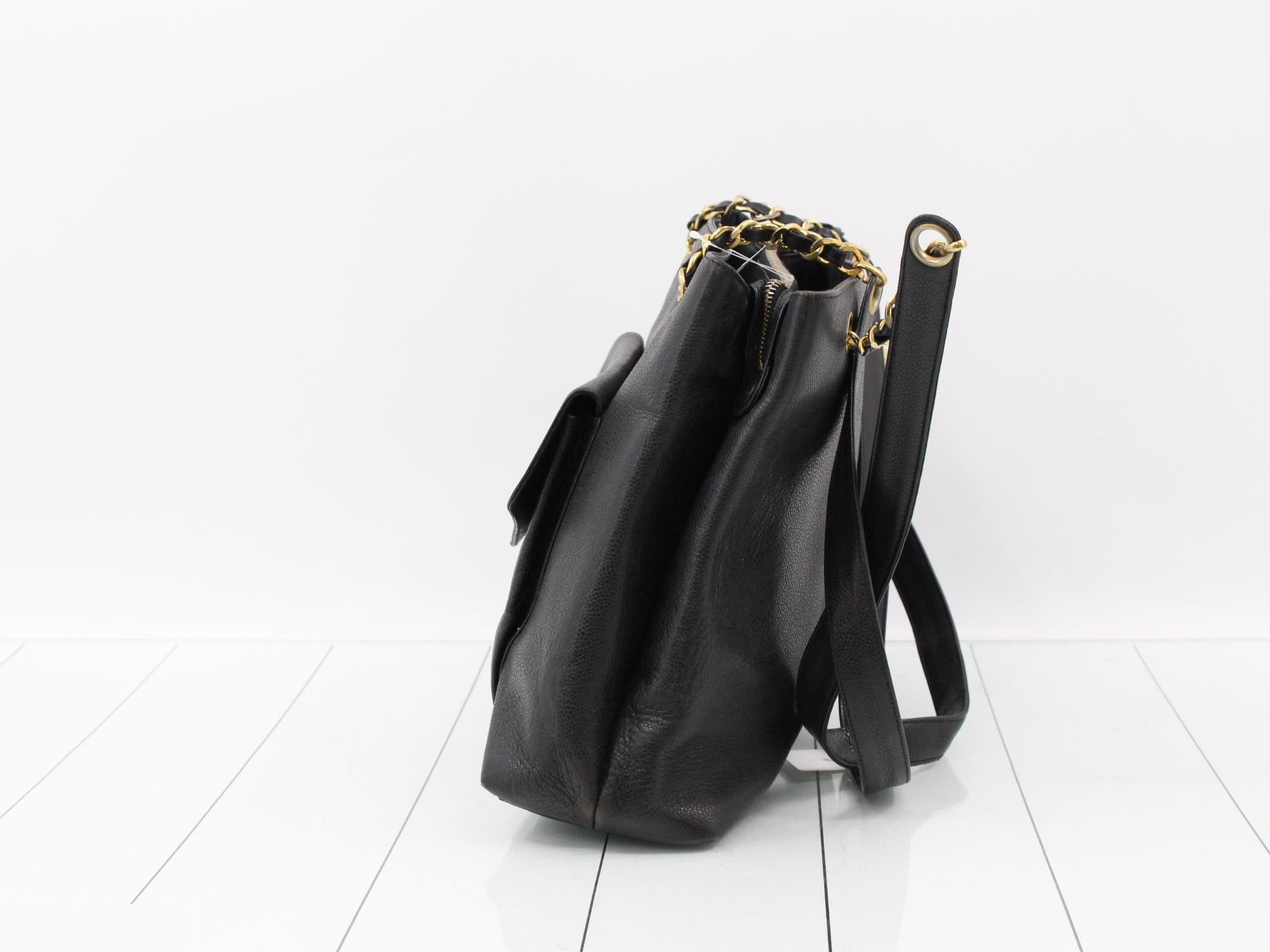 Caviar skin tote bag — view 3