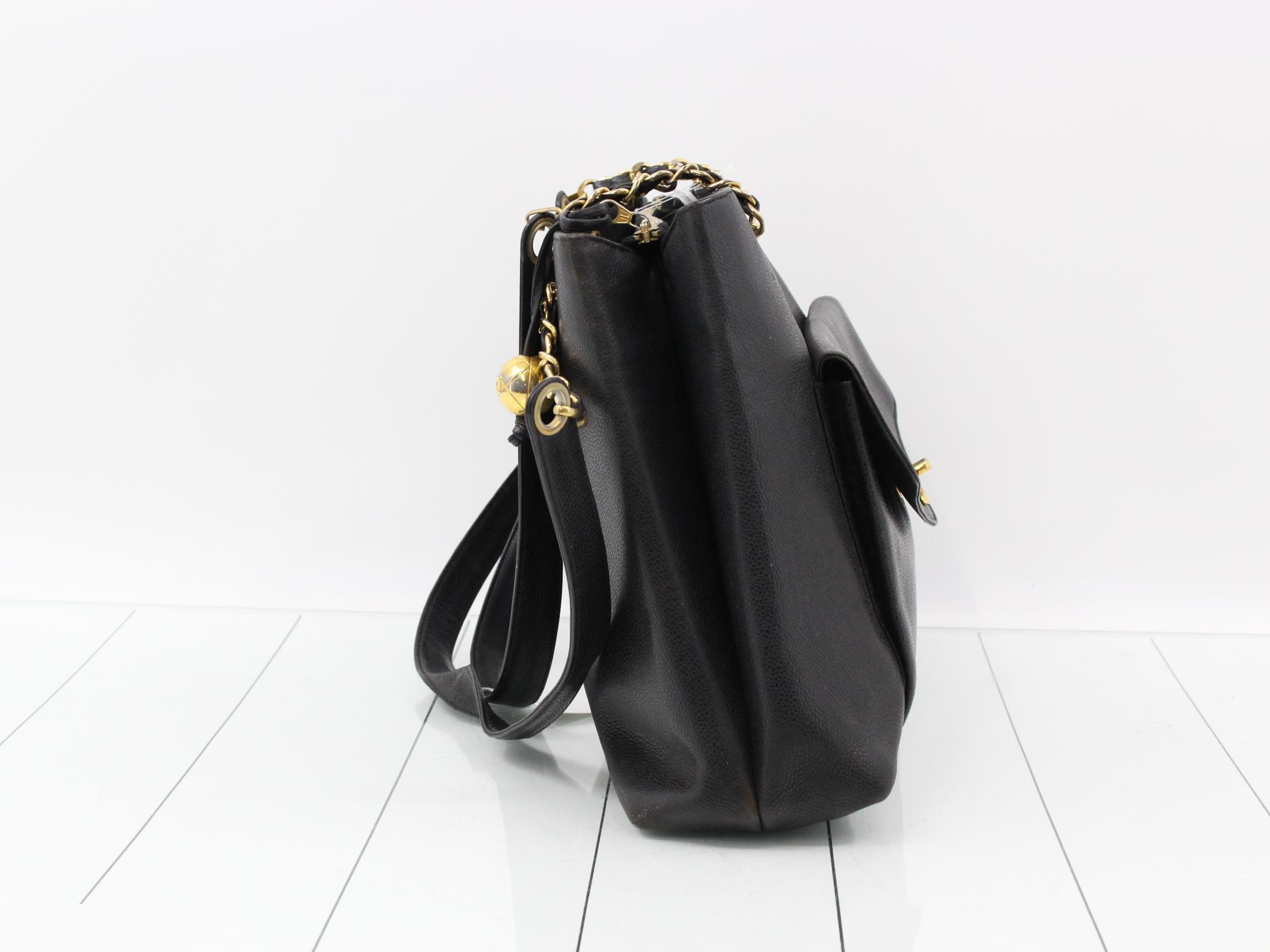 Caviar skin tote bag — view 4