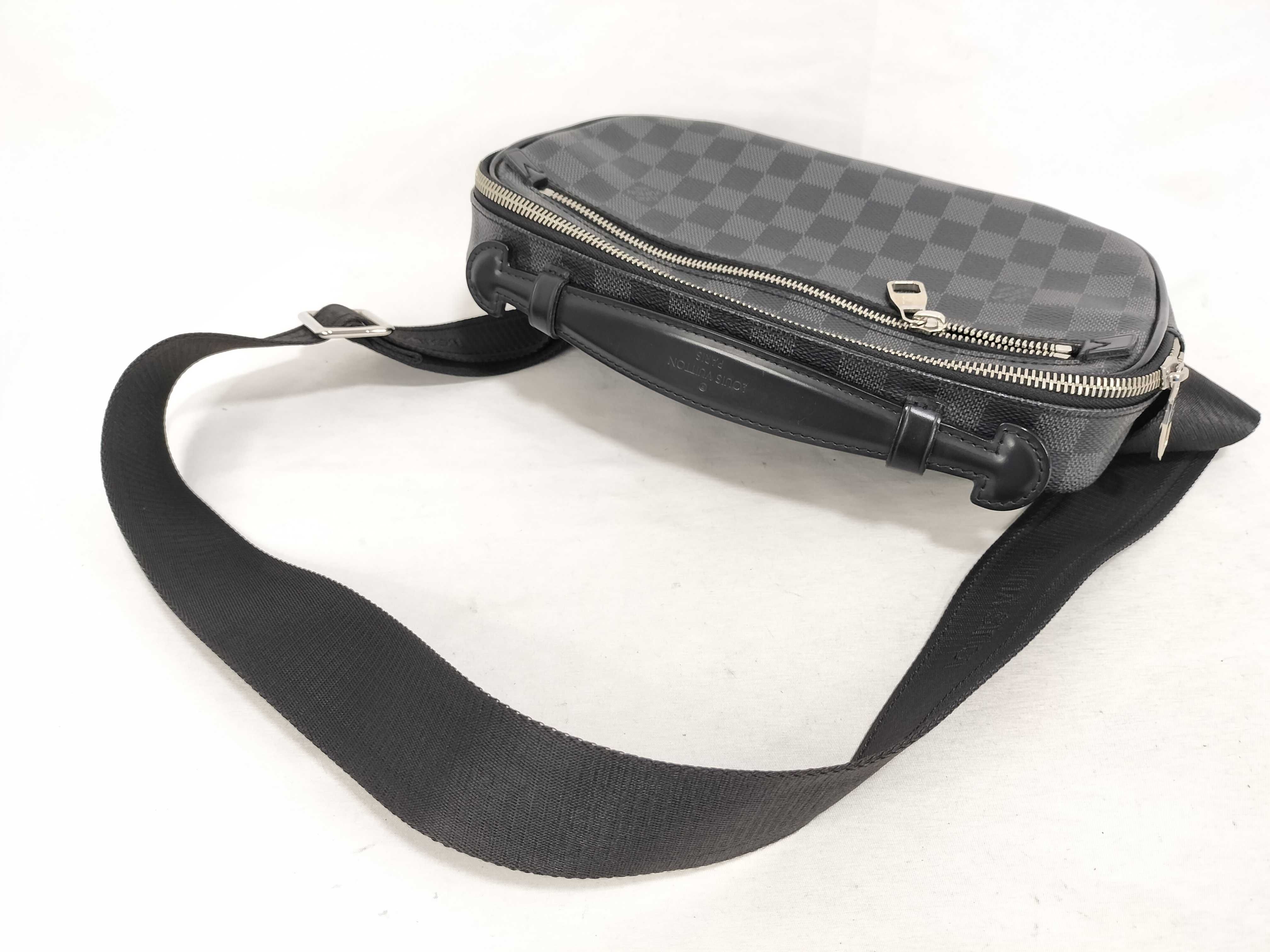 Damier Graphite Ambrelle Damier Graphite Body Bag Shoulder Bag N41289 Waist Bag — view 3