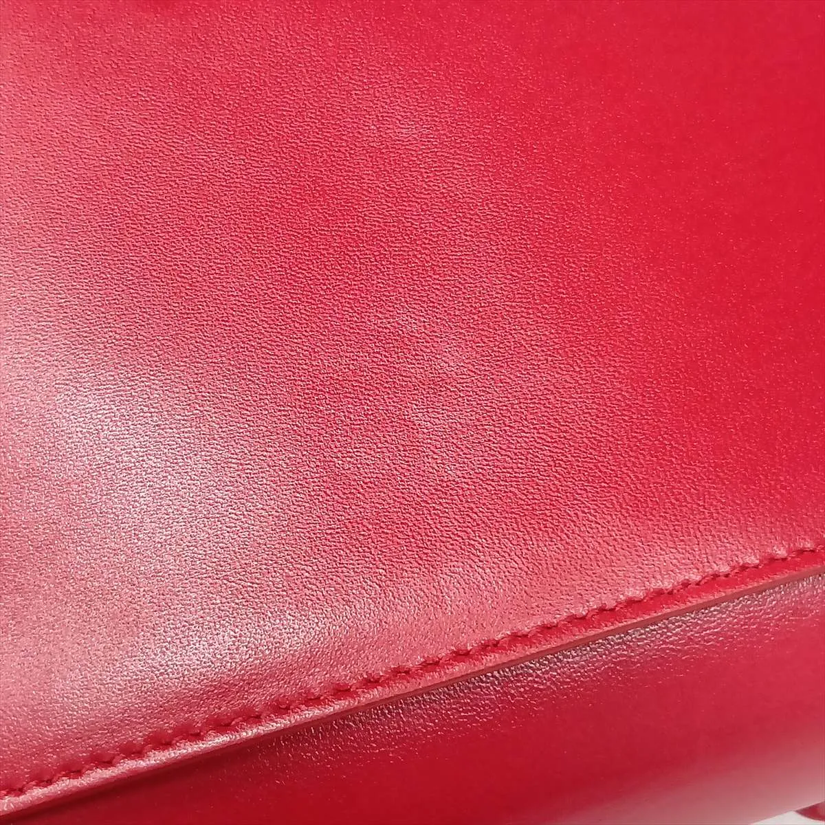 Serpenti Leather 2-Way Handbag, Red, with Mirror — view 12