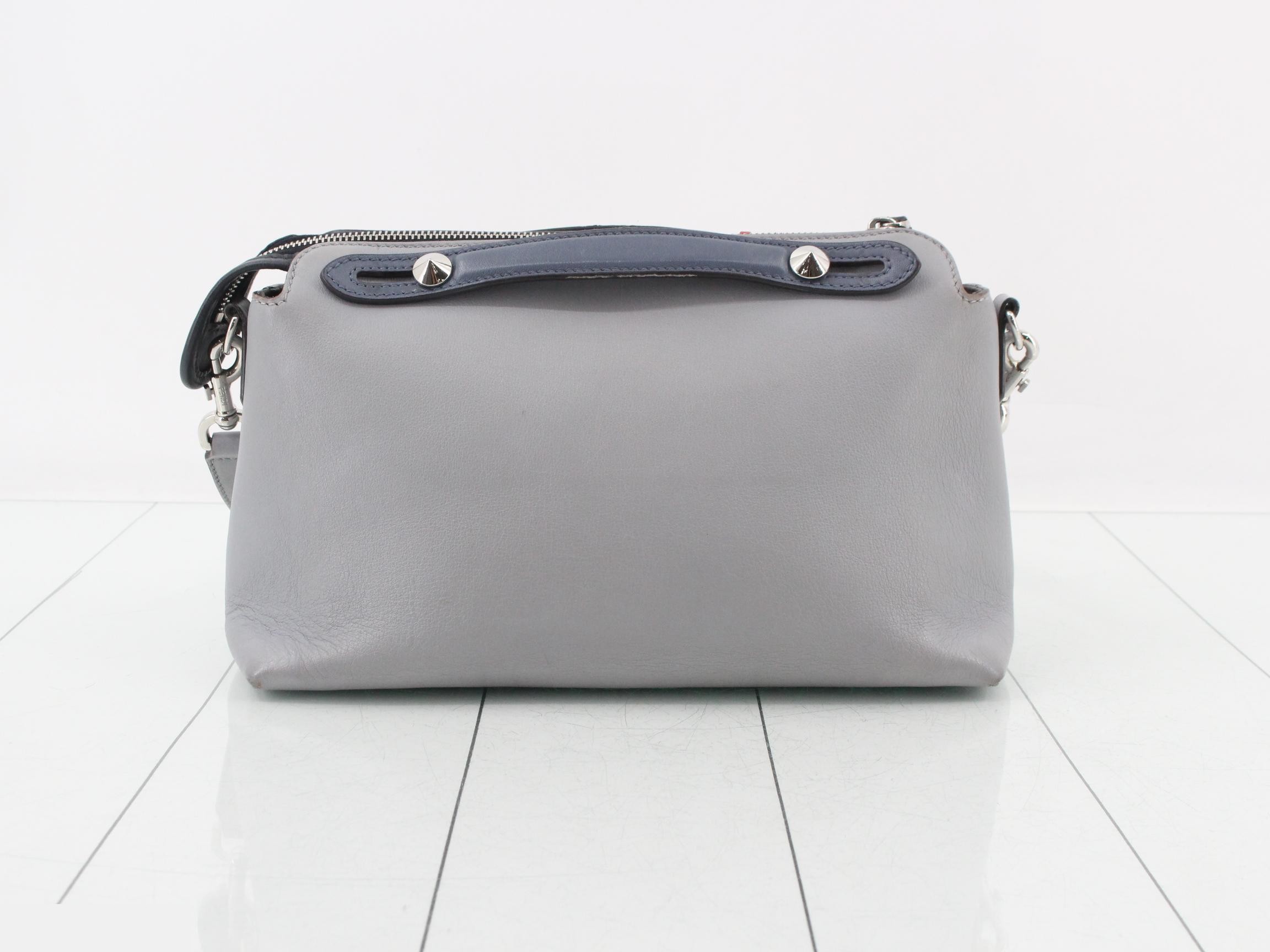 By the Way Medium Leather 2-Way Shoulder/Handbag, Gray — view 2
