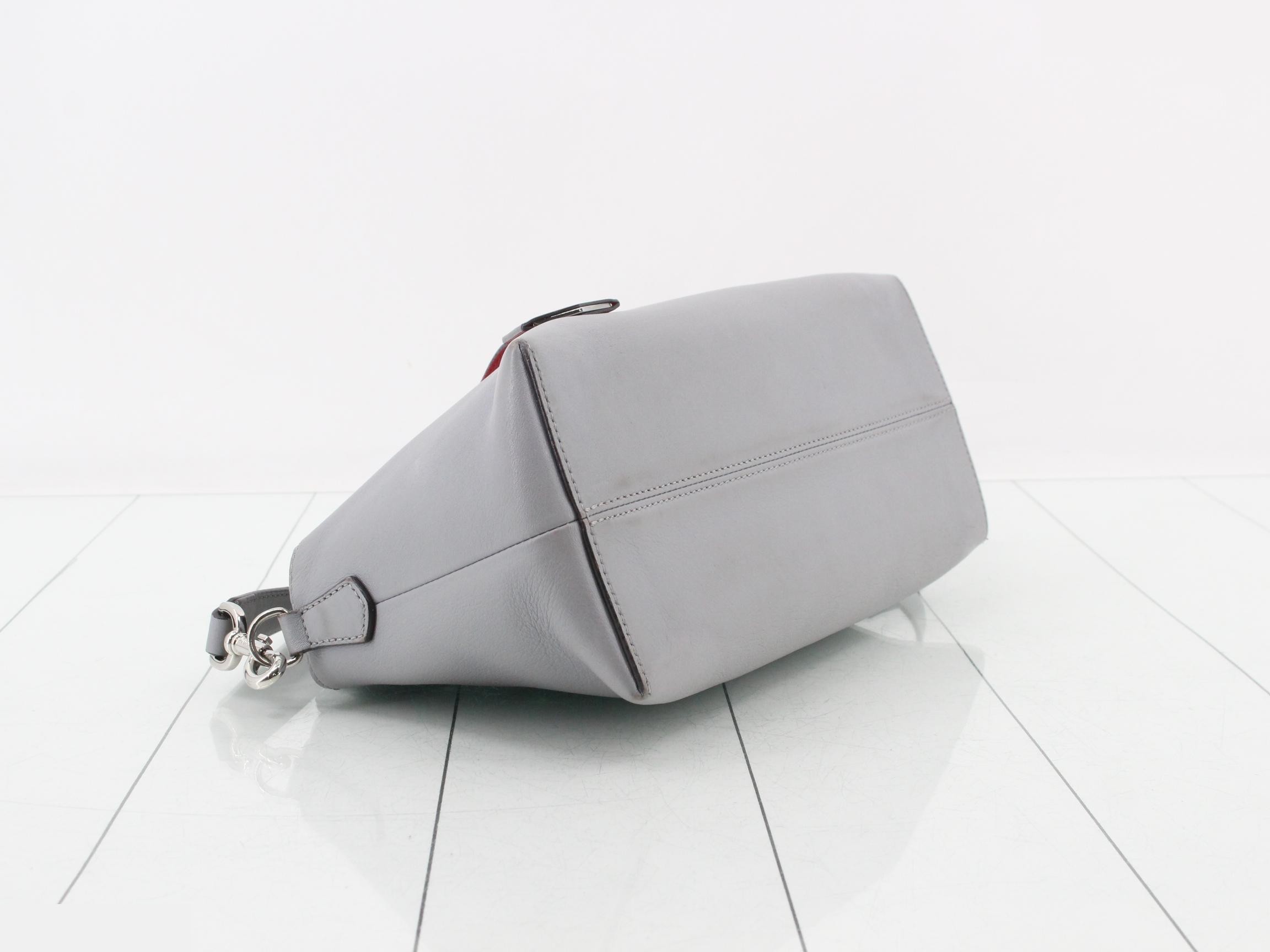 By the Way Medium Leather 2-Way Shoulder/Handbag, Gray — view 5