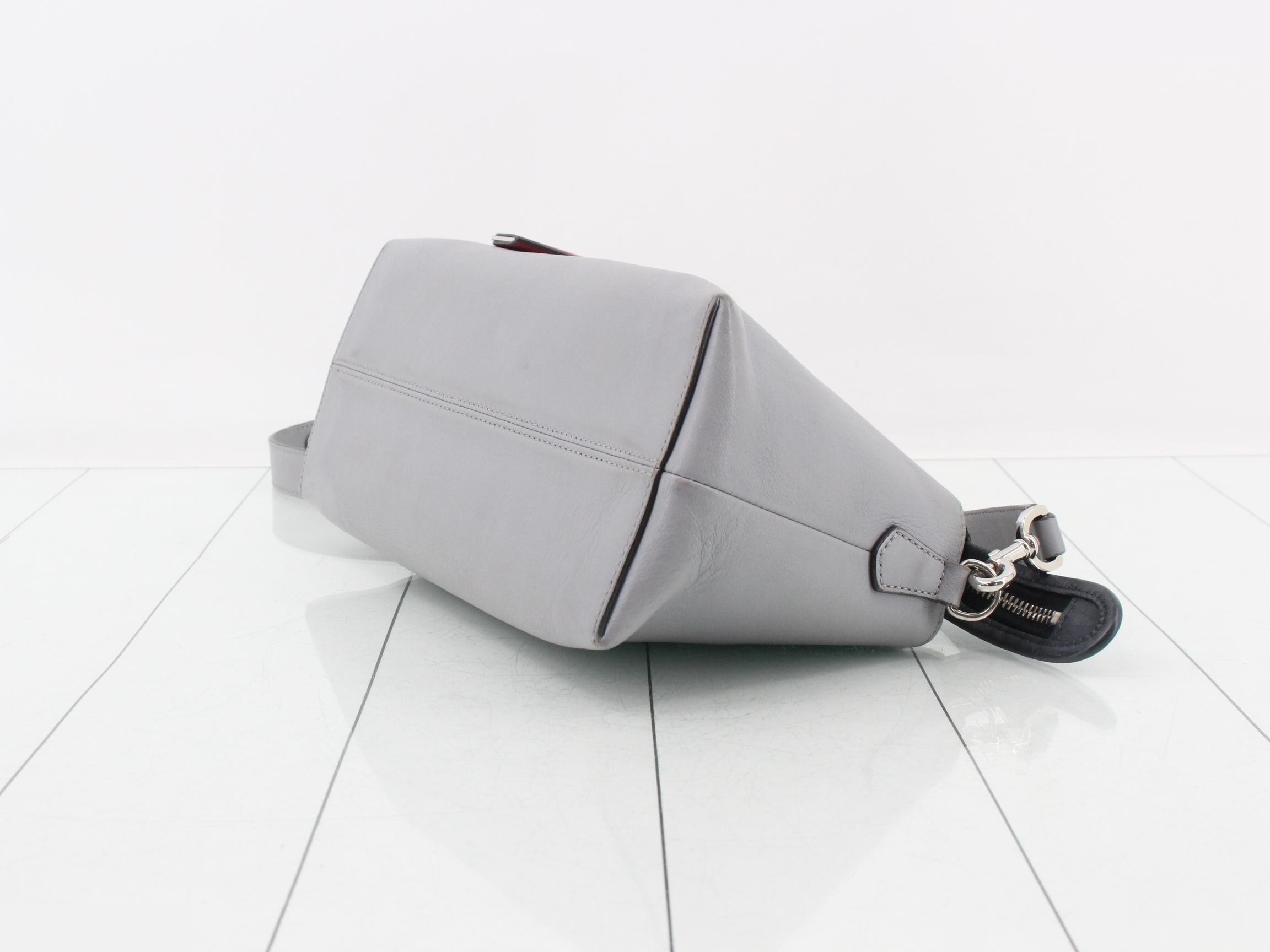 By the Way Medium Leather 2-Way Shoulder/Handbag, Gray — view 6