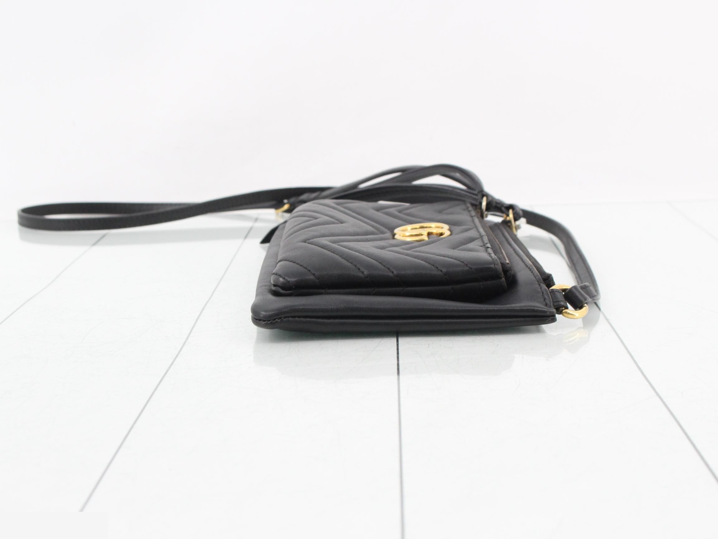 GG Marmont Quilted Shoulder Bag — view 3