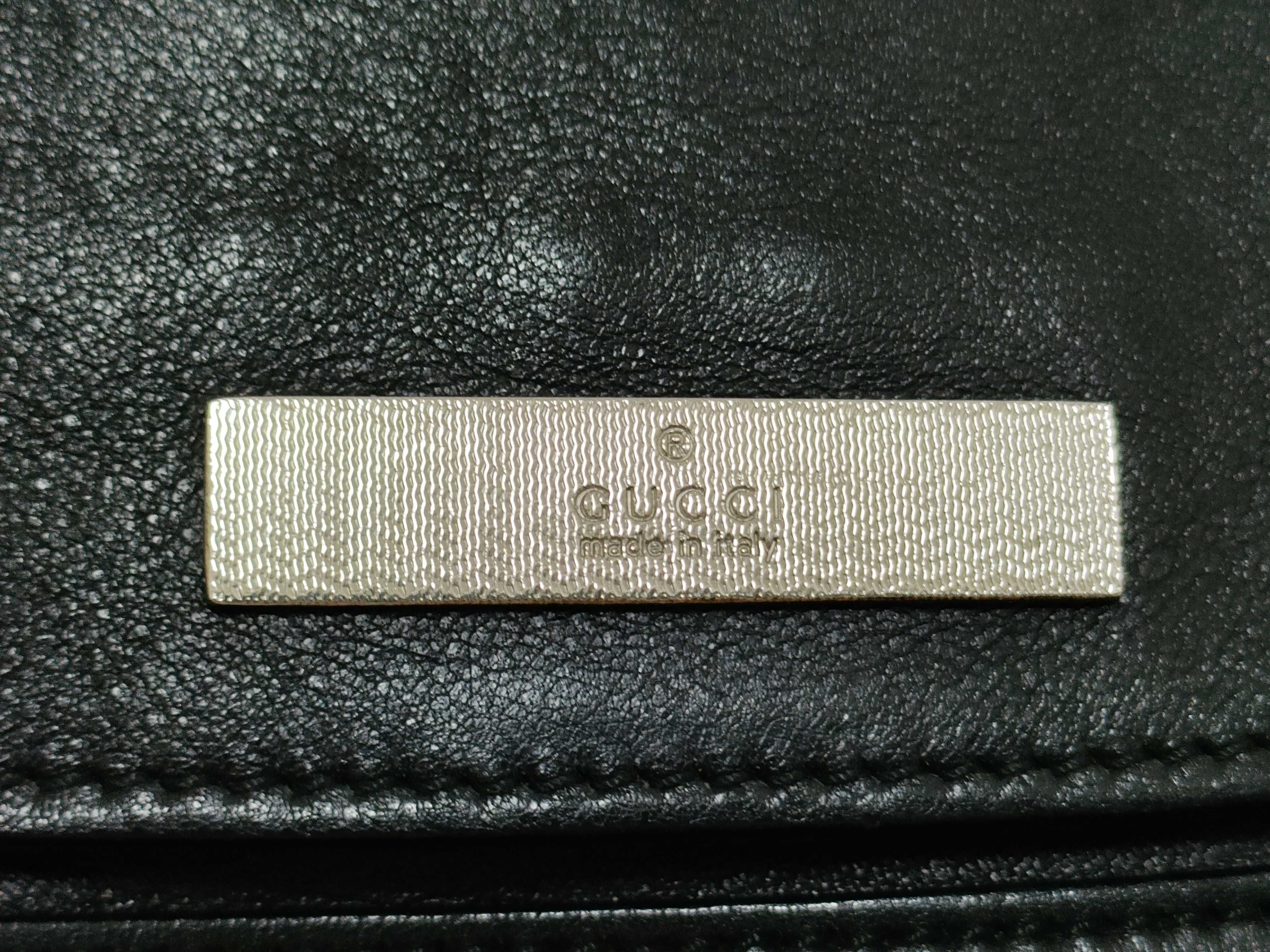 001.3829 Shoulder Bag, One-Shoulder Bag, Chain, Leather, Black Shoulder Bag — view 14