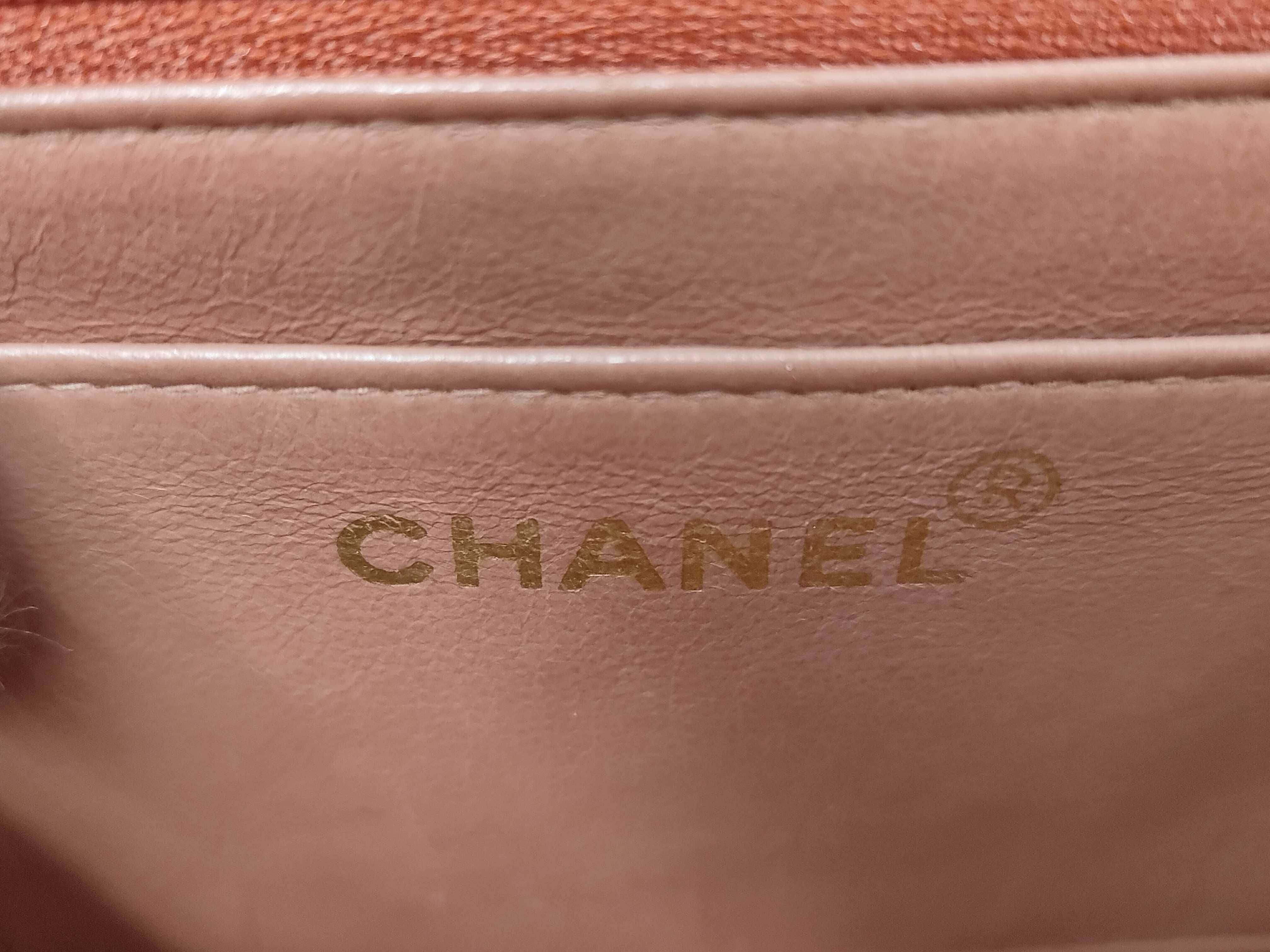 Diana Chain Shoulder Bag, Linen/Linen Material, Pink — view 10