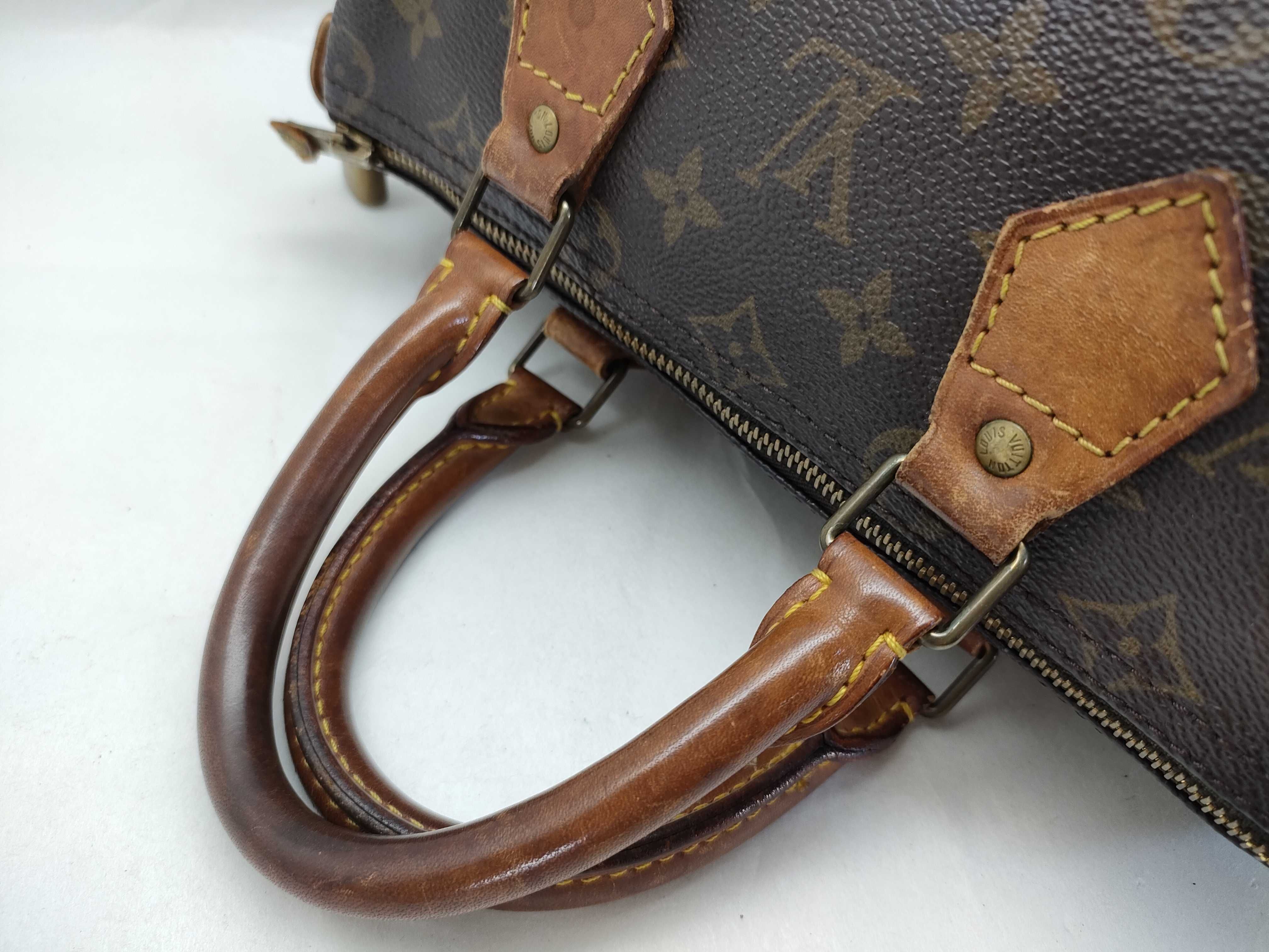 Monogram LV Speedy 25 Monogram M41528 MI8904 Brown Boston Bag — view 3