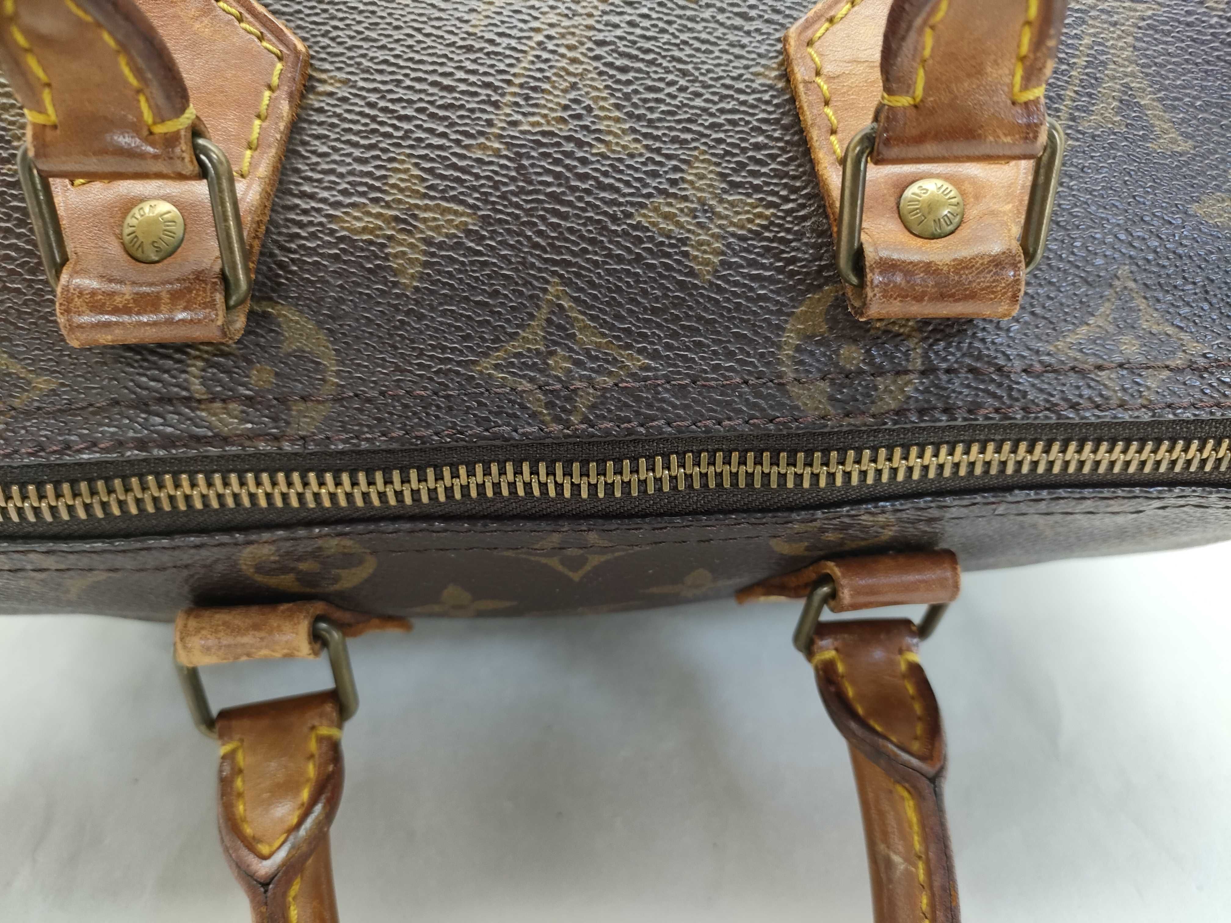 Monogram LV Speedy 25 Monogram M41528 MI8904 Brown Boston Bag — view 6