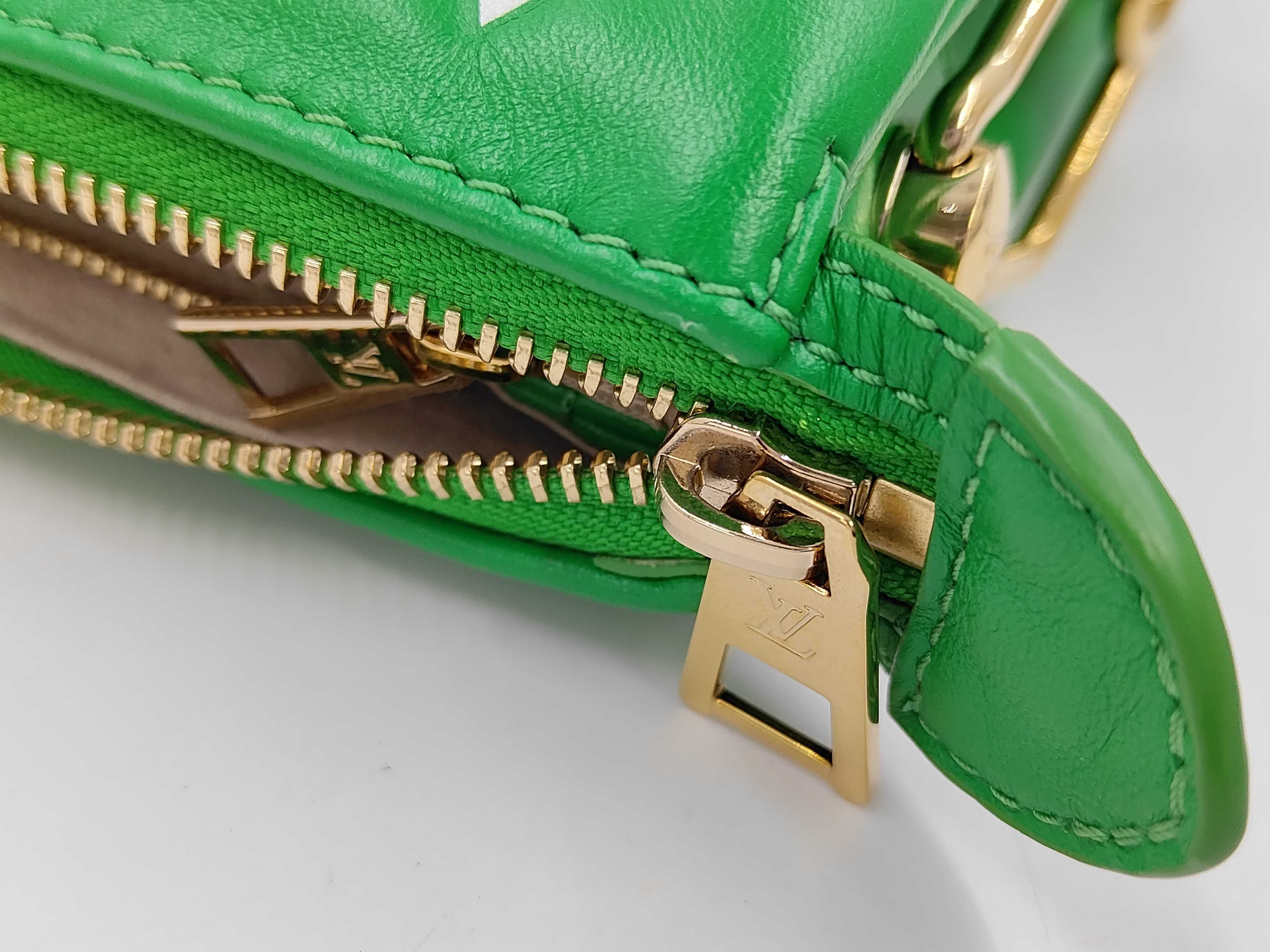 Monogram Embossed Chain Shoulder Bag Coussin AM Green M20760 Shoulder Bag — view 11