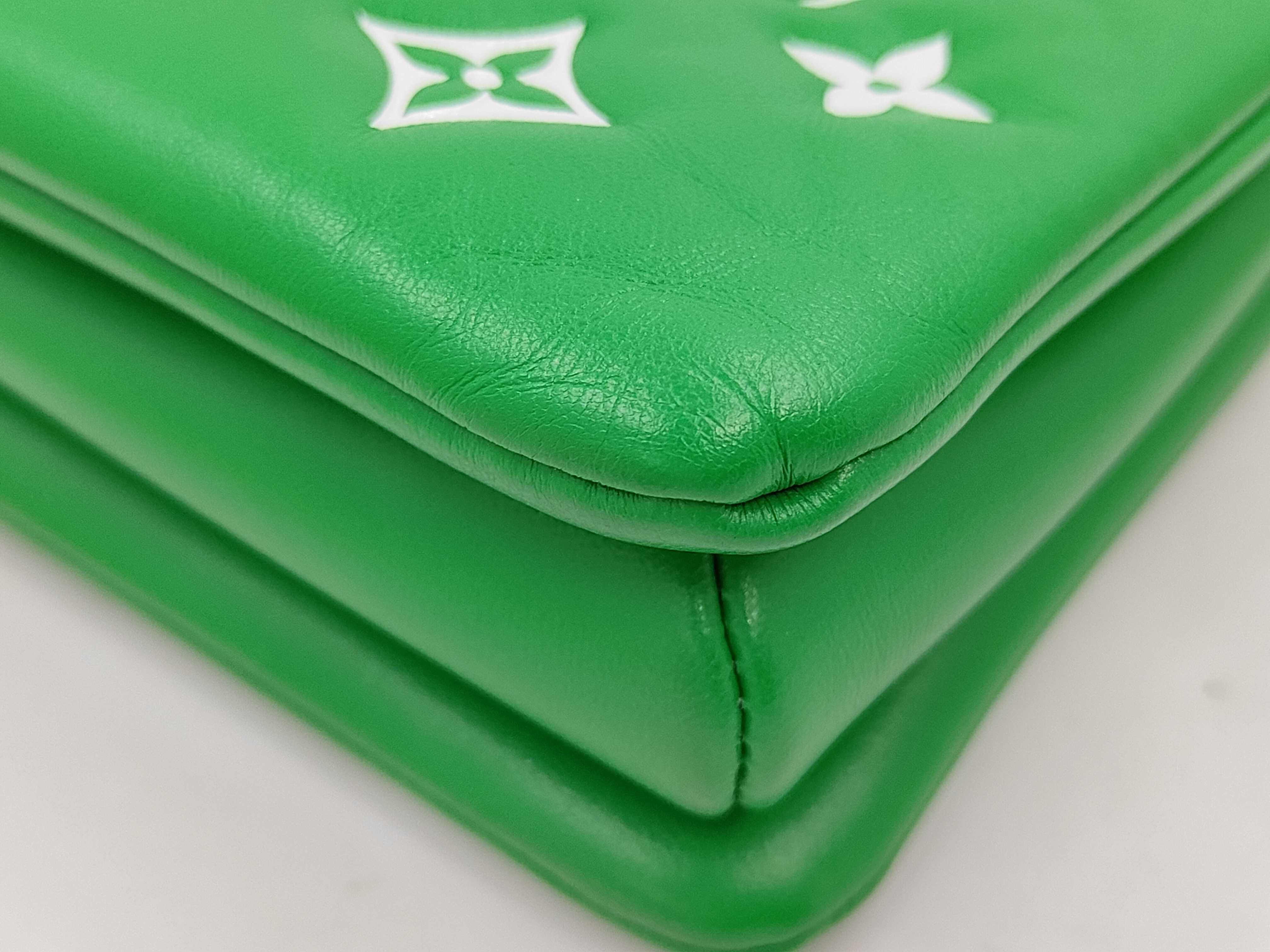 Monogram Embossed Chain Shoulder Bag Coussin AM Green M20760 Shoulder Bag — view 3