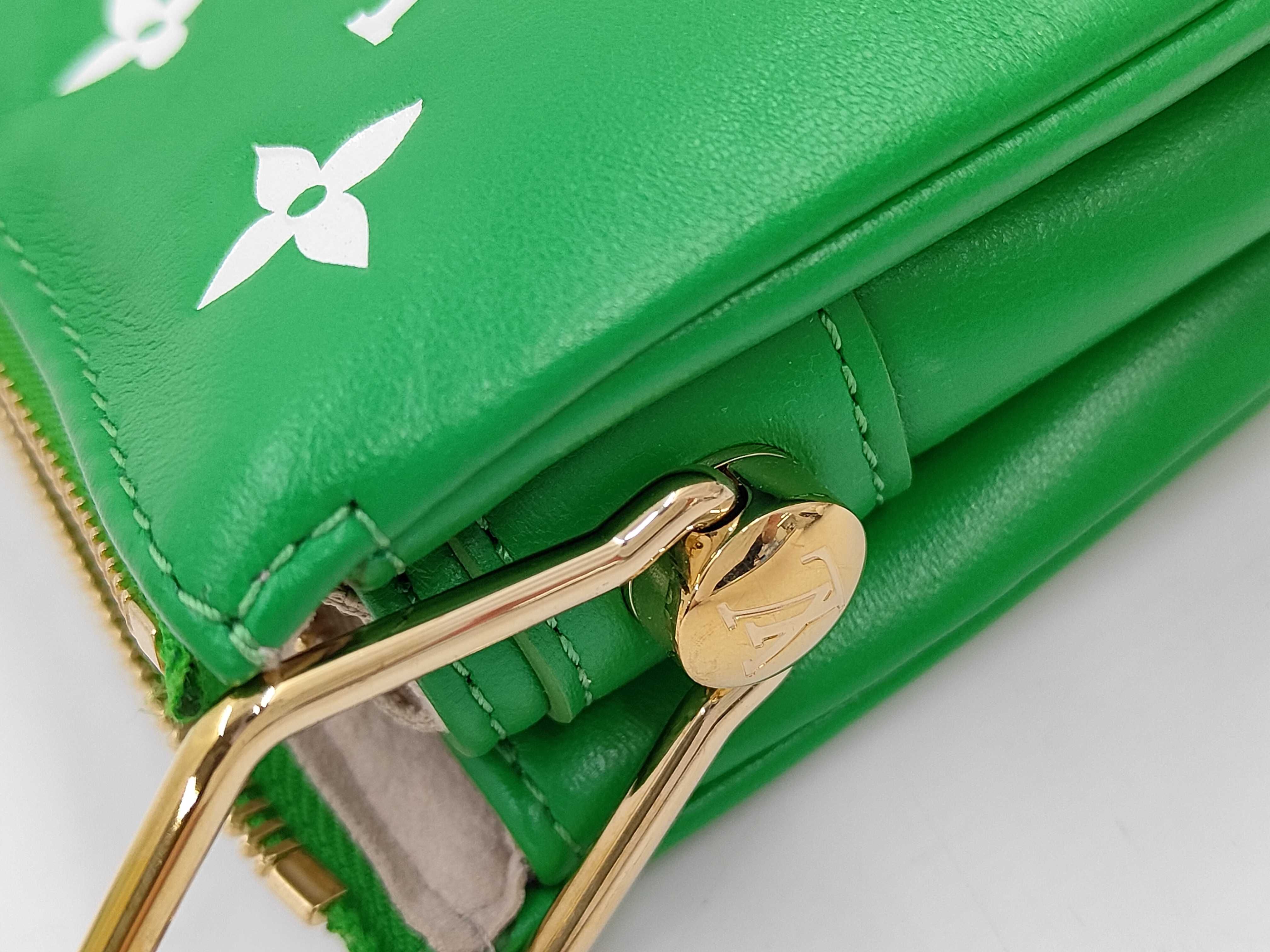 Monogram Embossed Chain Shoulder Bag Coussin AM Green M20760 Shoulder Bag — view 7